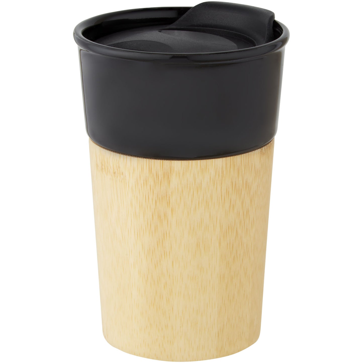 Tazza in porcellana da 320 ml con parete esterna in bambù Pereira