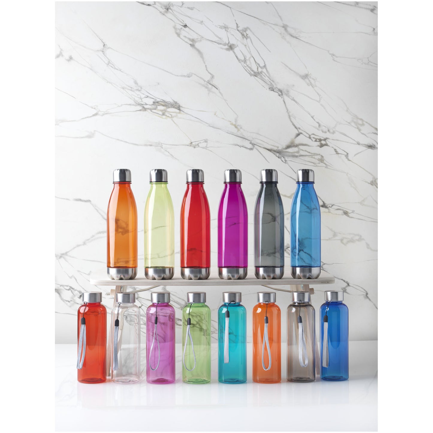 Borraccia sportiva Bodhi da 500 ml - Azzurro trasparente