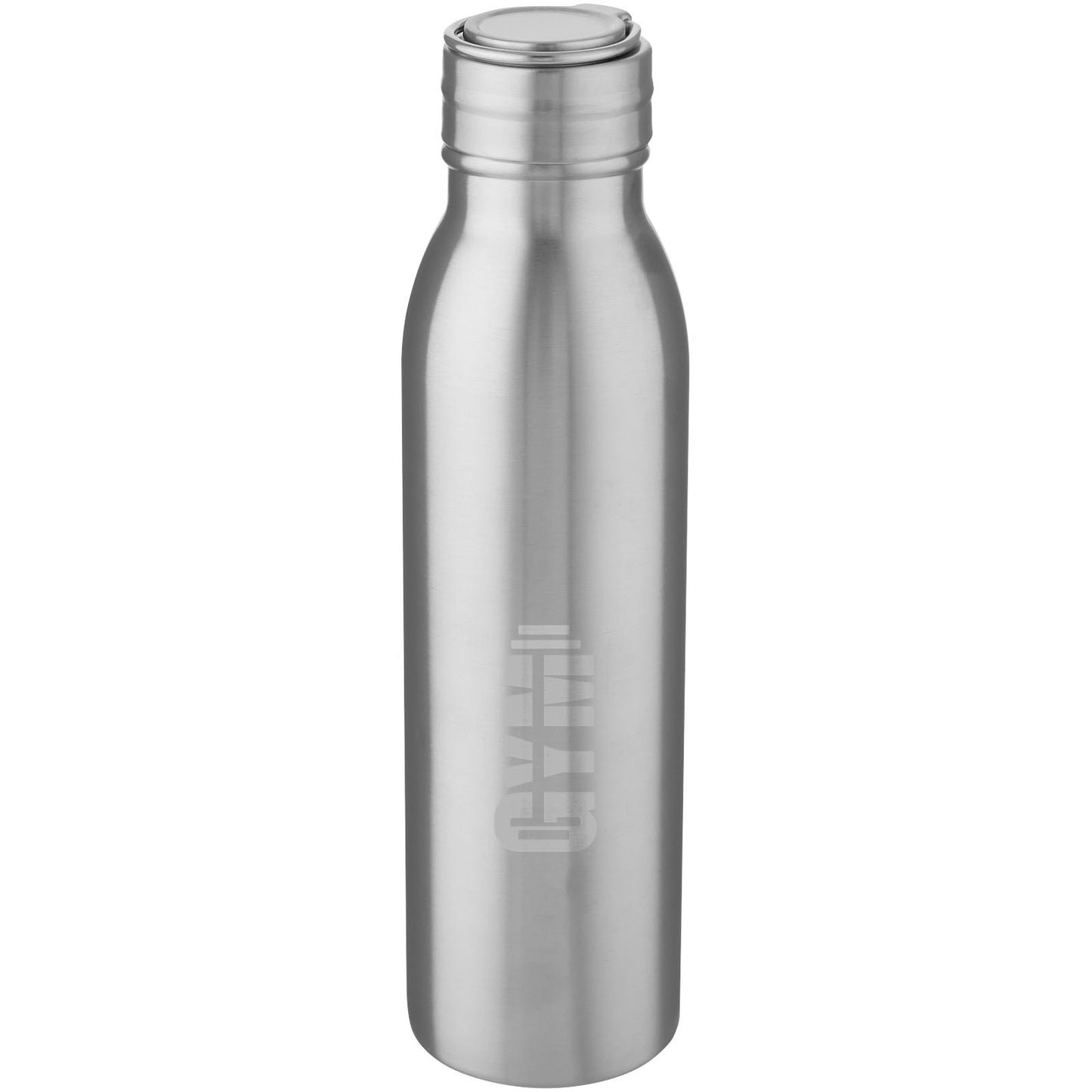 Borraccia sportiva Harper da 700 ml in acciaio inossidabile con anello in metallo