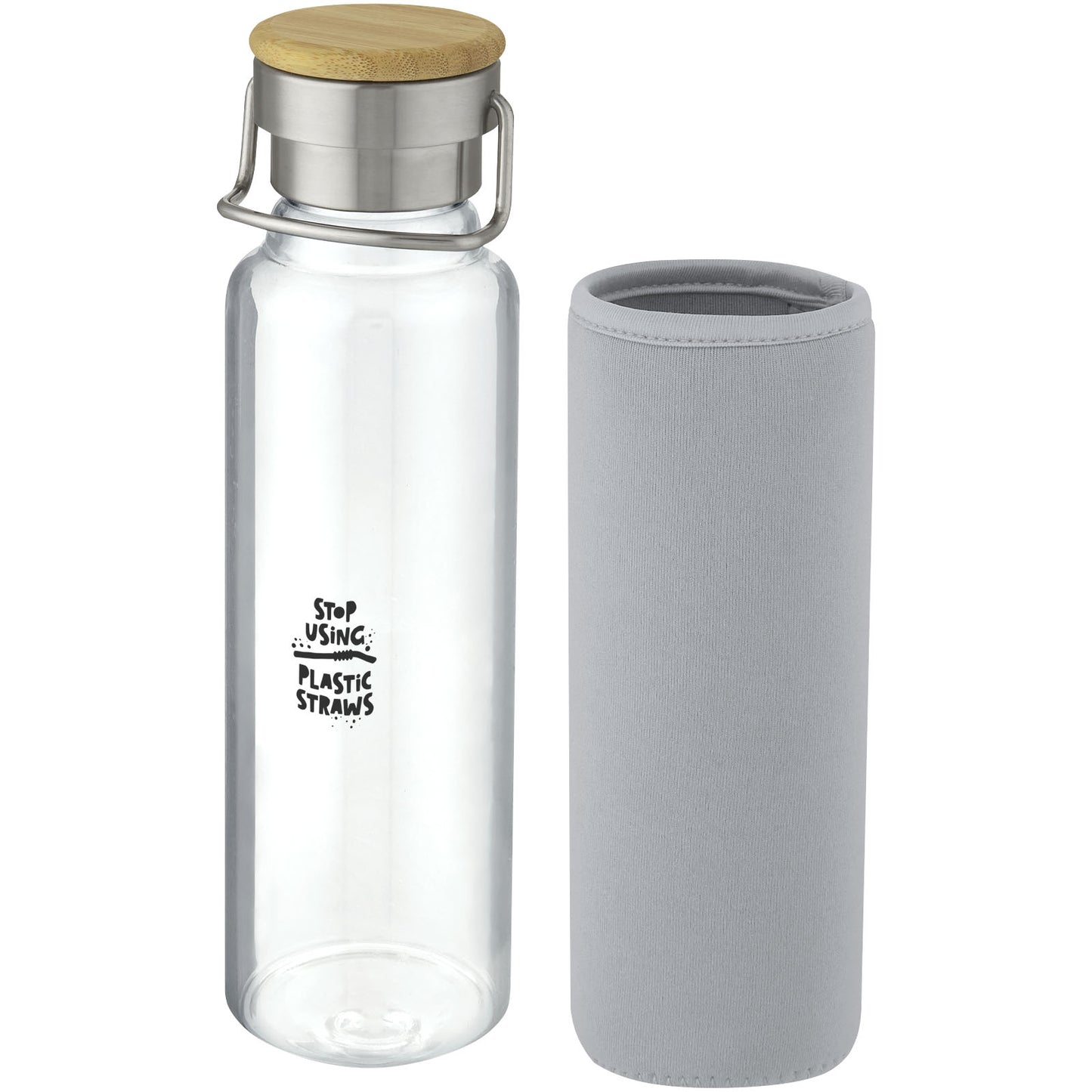 Bottiglia Thor da 660 ml in vetro con custodia in neoprene