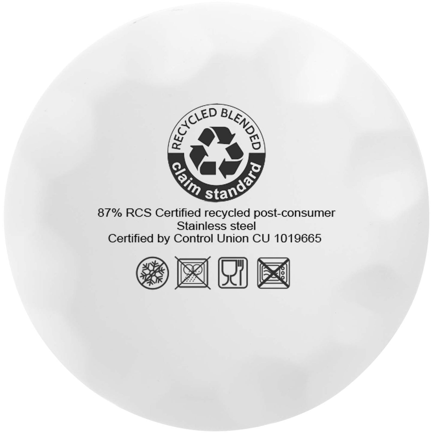 Borraccia termica in acciaio inossidabile riciclato certificato RCS con isolamento sottovuoto in rame da 500 ml Cove