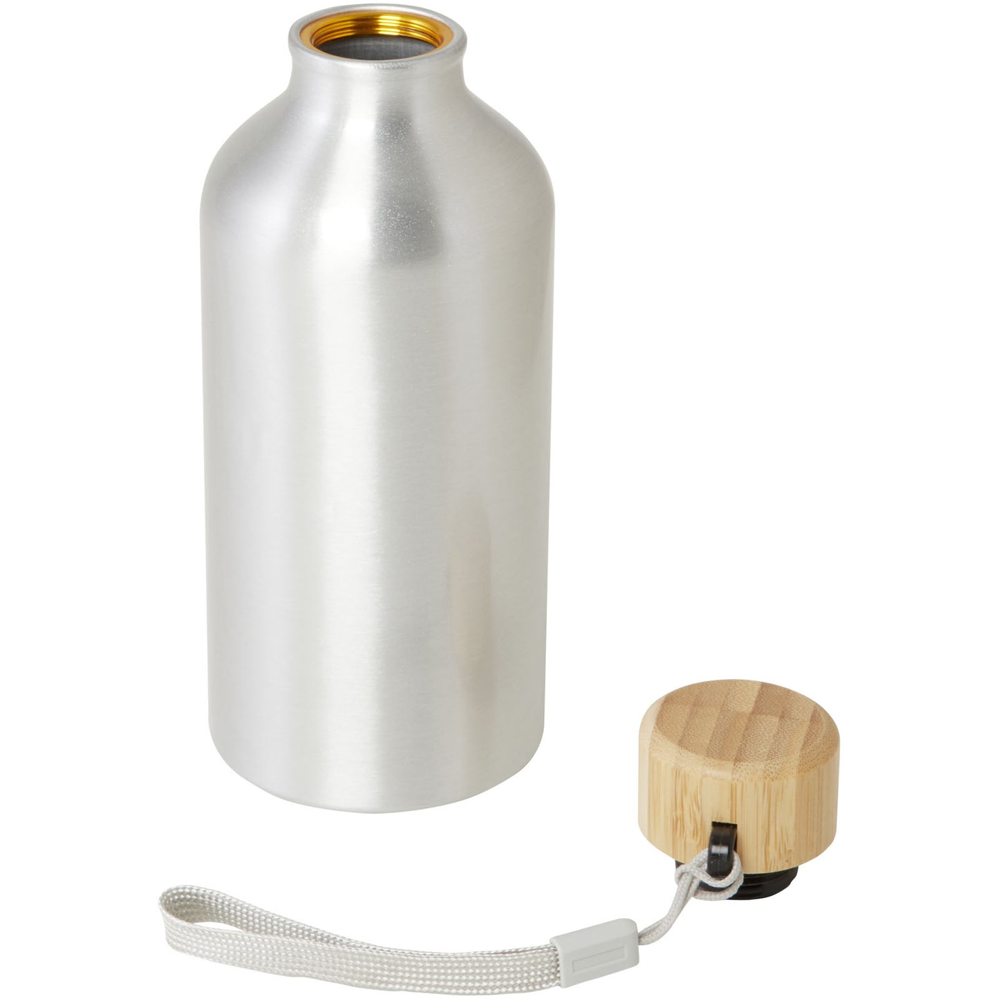 Borraccia in alluminio riciclato certificato RCS da 500 ml Malpeza