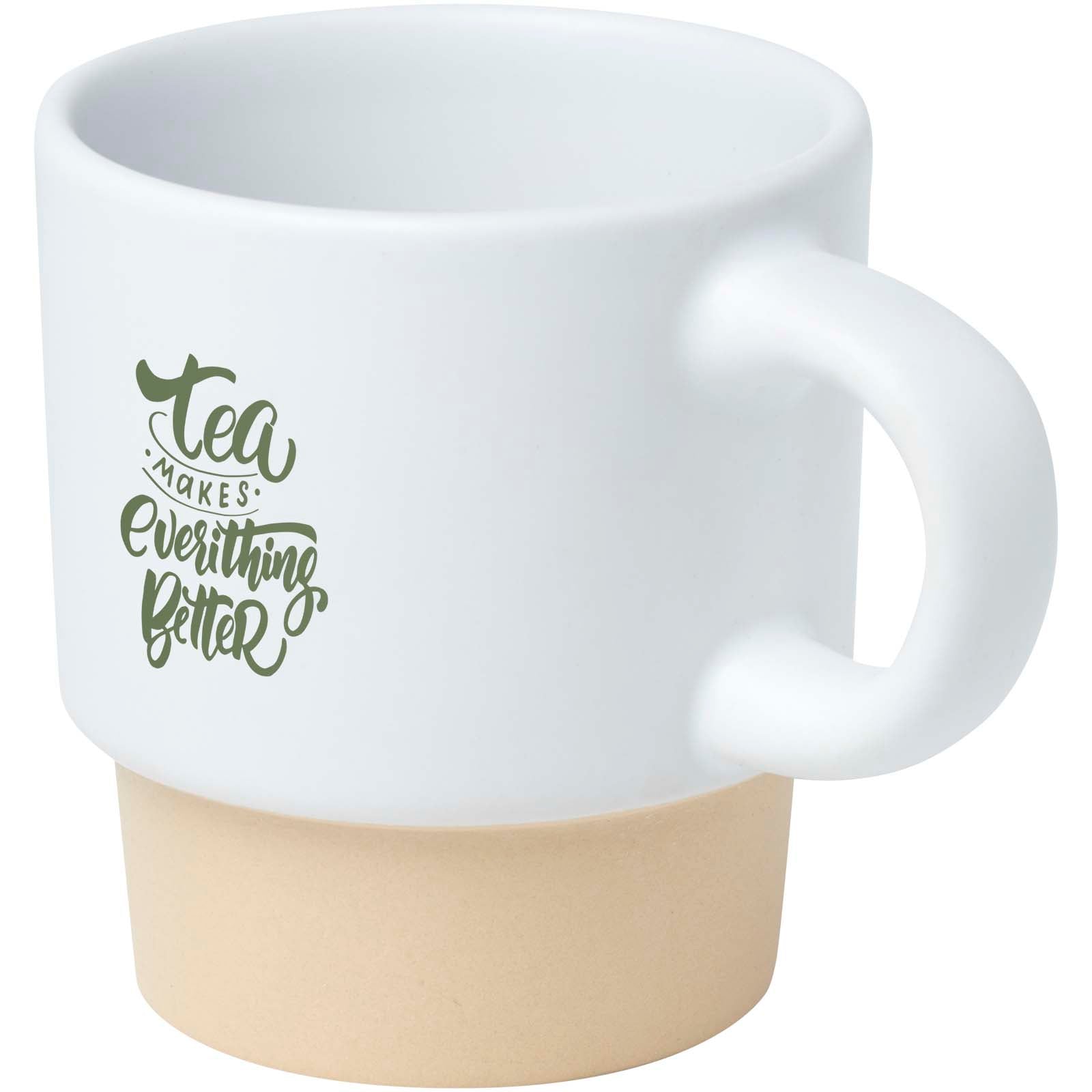 Tazza per caffè espresso impilabile con fondo in argilla da 130 ml Olympia