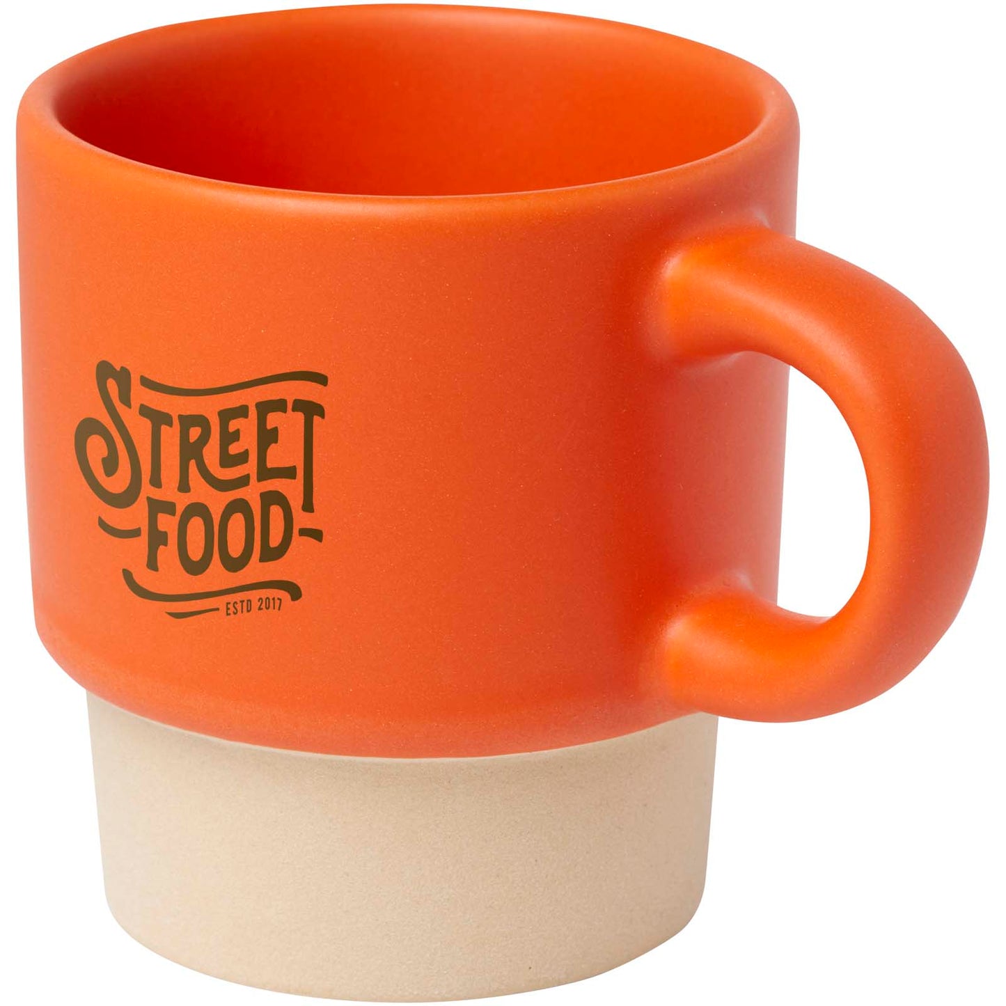 Tazza per caffè espresso impilabile con fondo in argilla da 130 ml Olympia