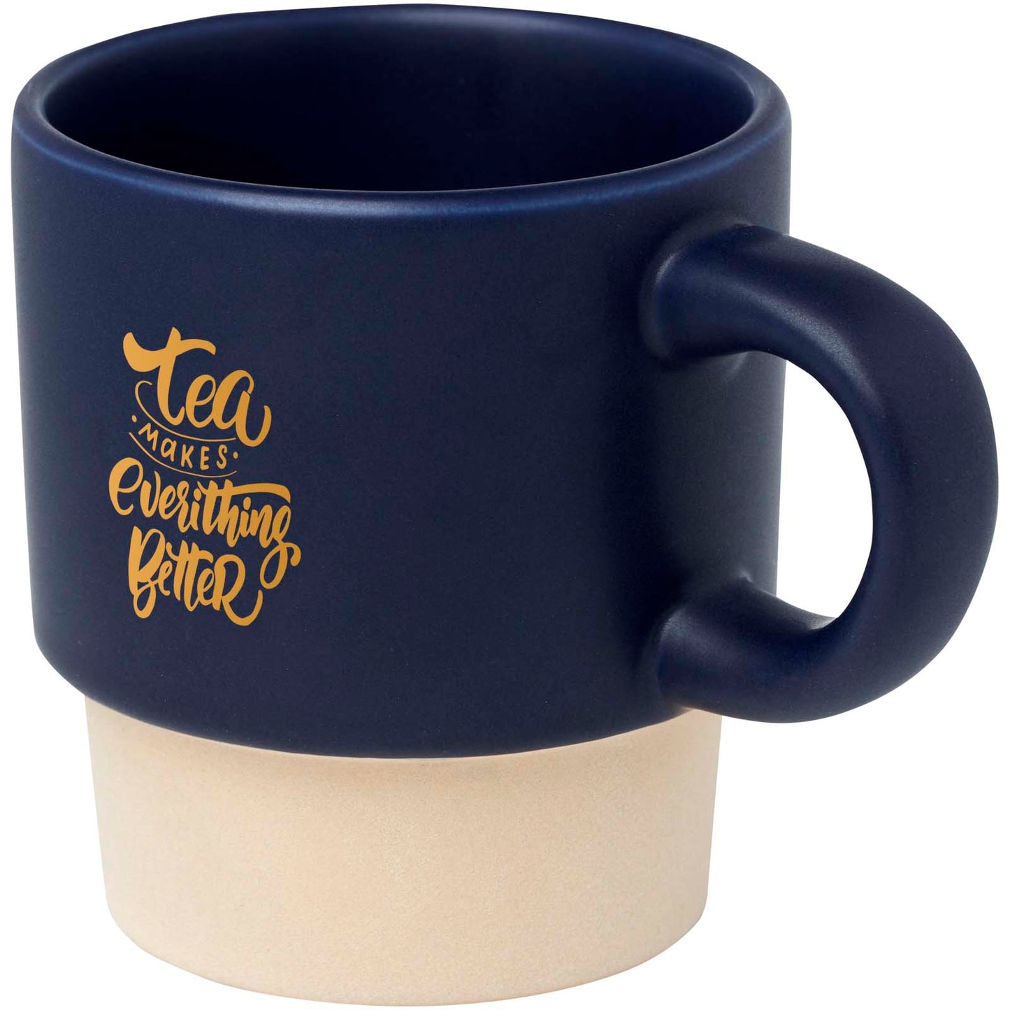 Tazza per caffè espresso impilabile con fondo in argilla da 130 ml Olympia