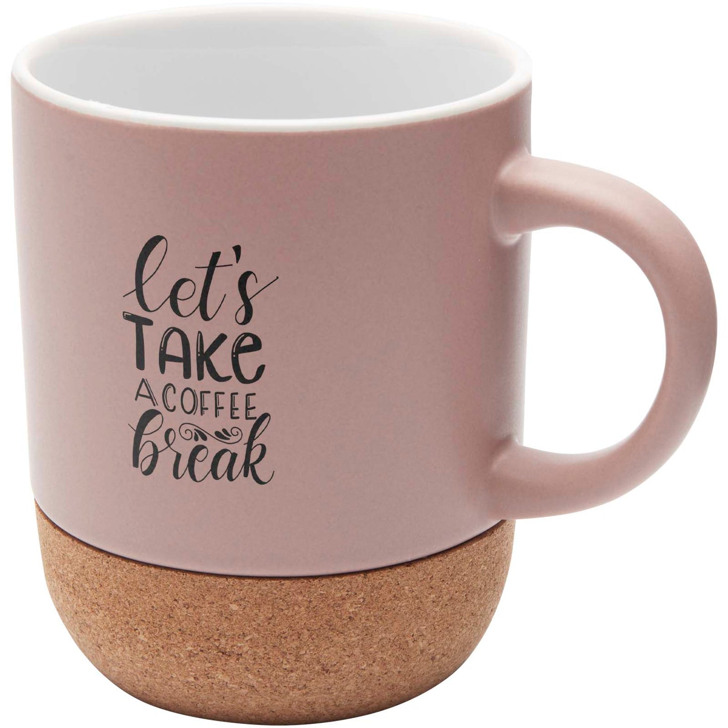 Tazza in ceramica con dettagli in sughero e finitura opaca da 300 ml Billie