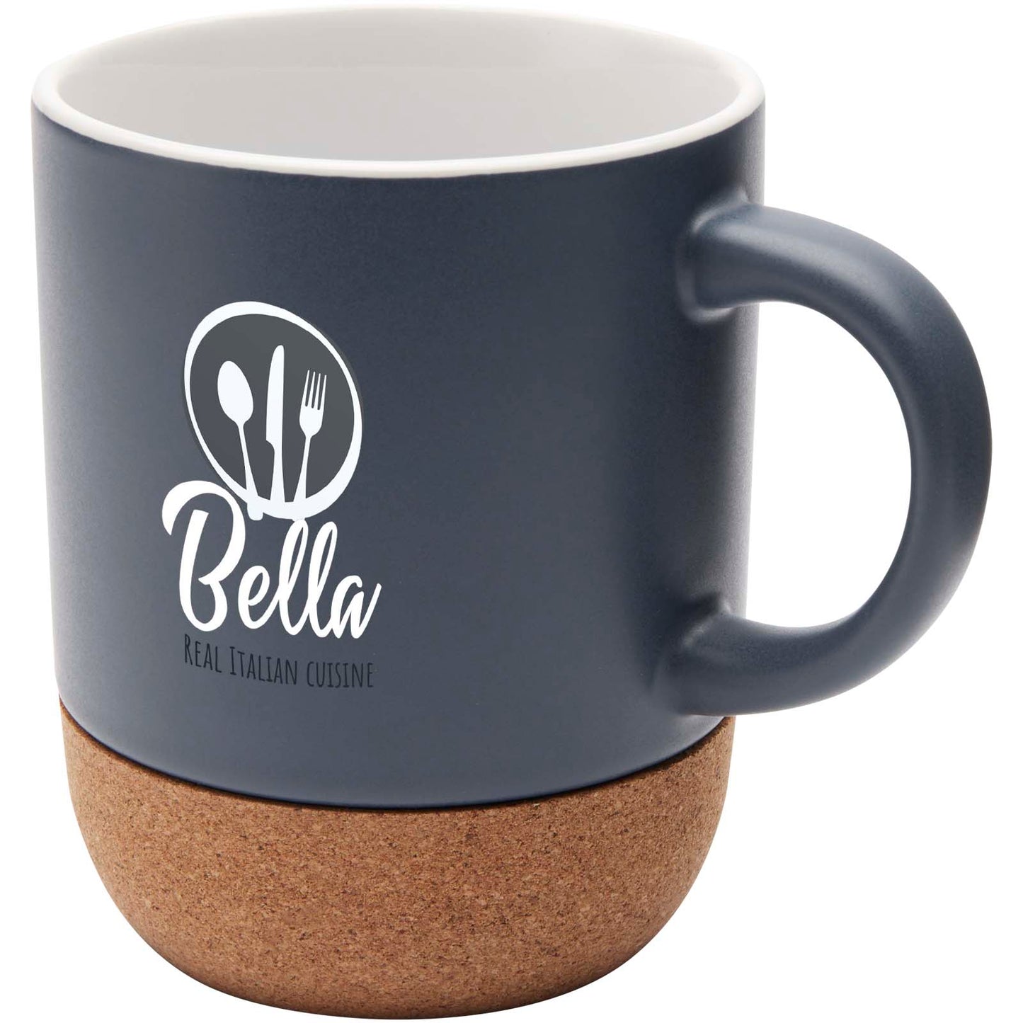 Tazza in ceramica con dettagli in sughero e finitura opaca da 300 ml Billie