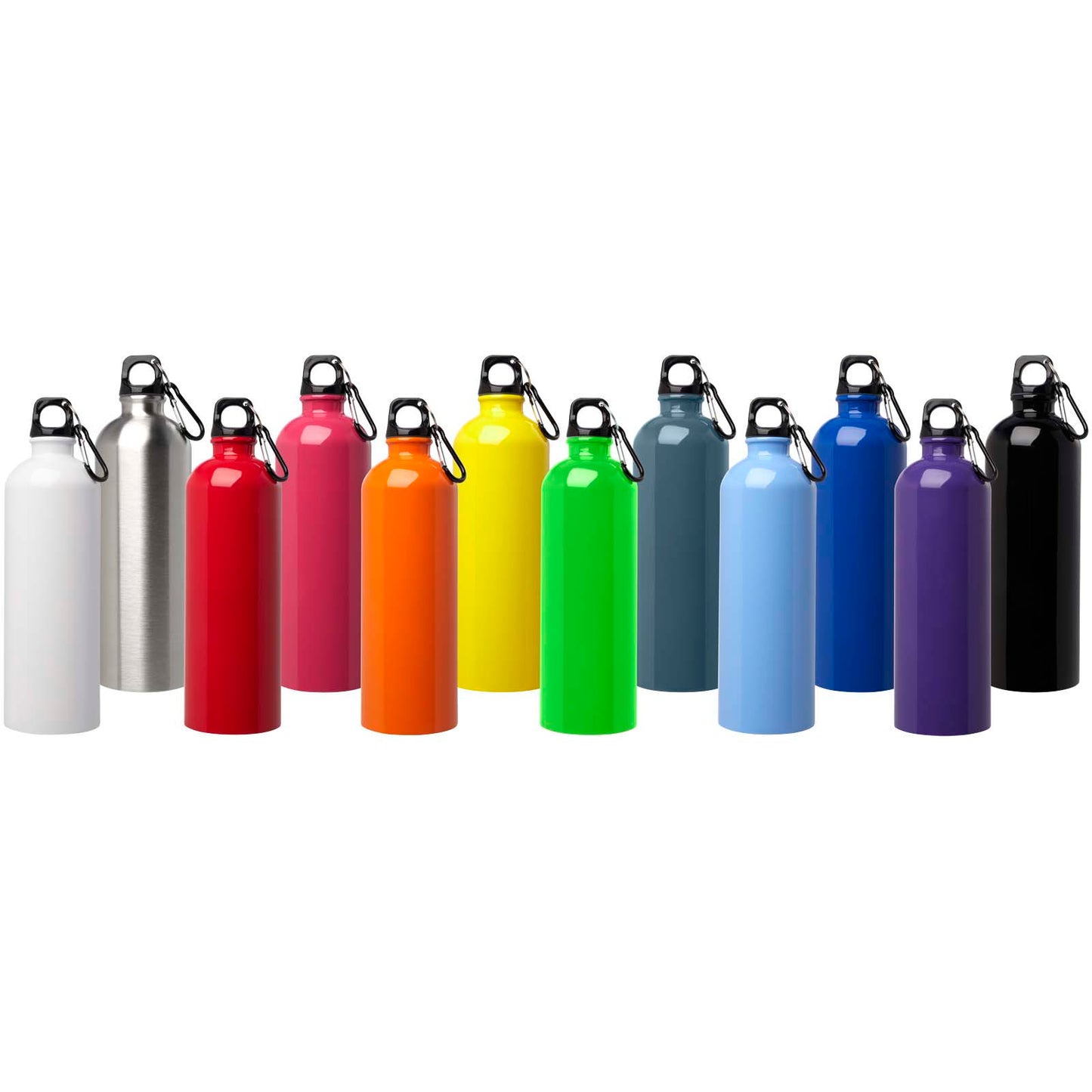 Borraccia da 750 ml in acciaio inossidabile certificato RCS a parete singola con moschettone Oregon