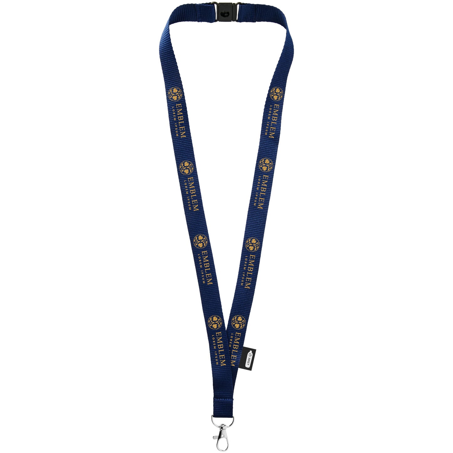 Lanyard Tom in PET riciclato con sgancio di sicurezza