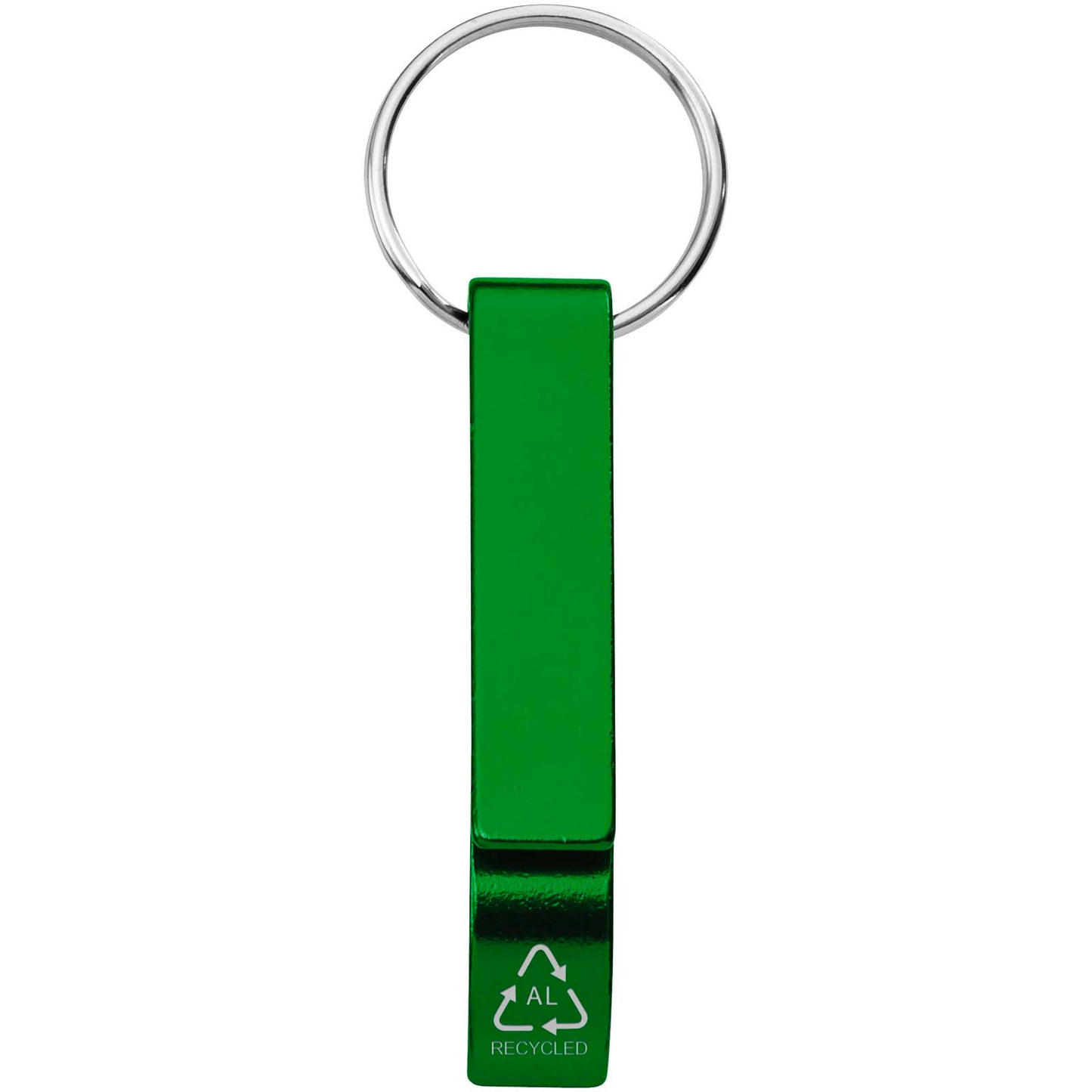 Portachiavi con apribottiglie e apriscatole in alluminio riciclato RCS Tao