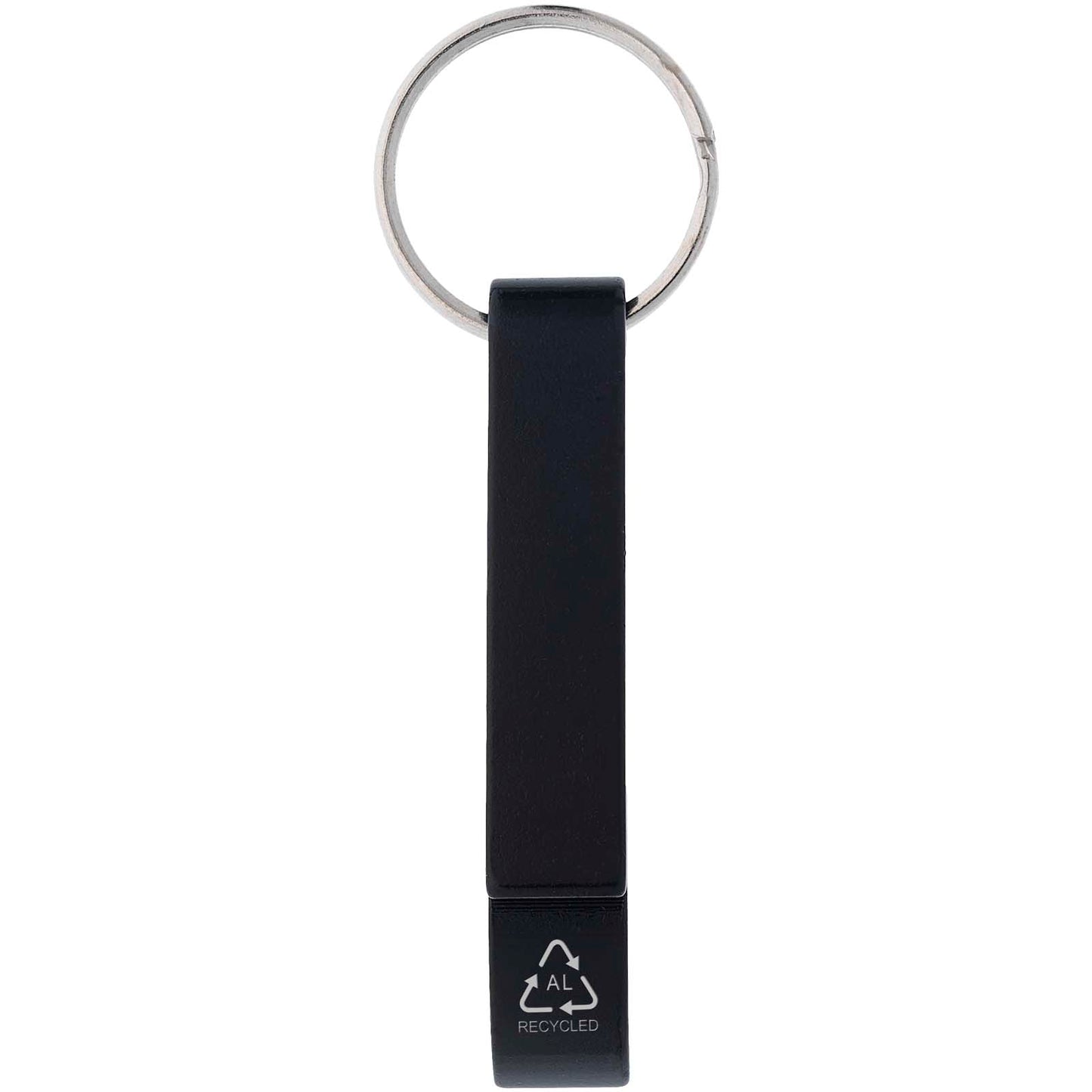 Portachiavi con apribottiglie e apriscatole in alluminio riciclato RCS Tao