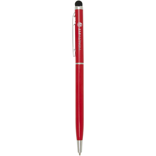 Penna a sfera in alluminio con stylus Ore (inchiostro blu)