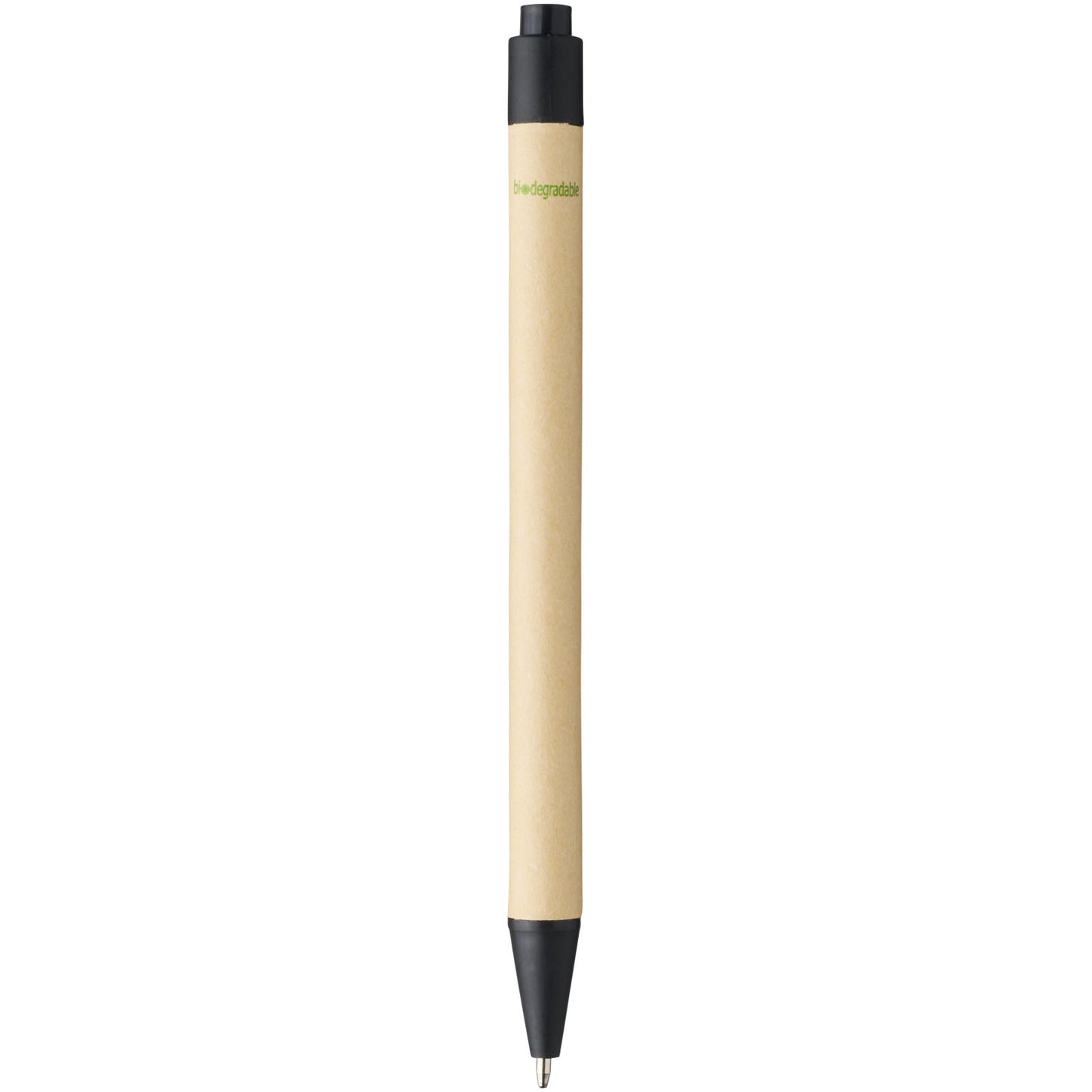 Penna a sfera Berk in cartone riciclato e plastica derivata dal mais (inchiostro nero)