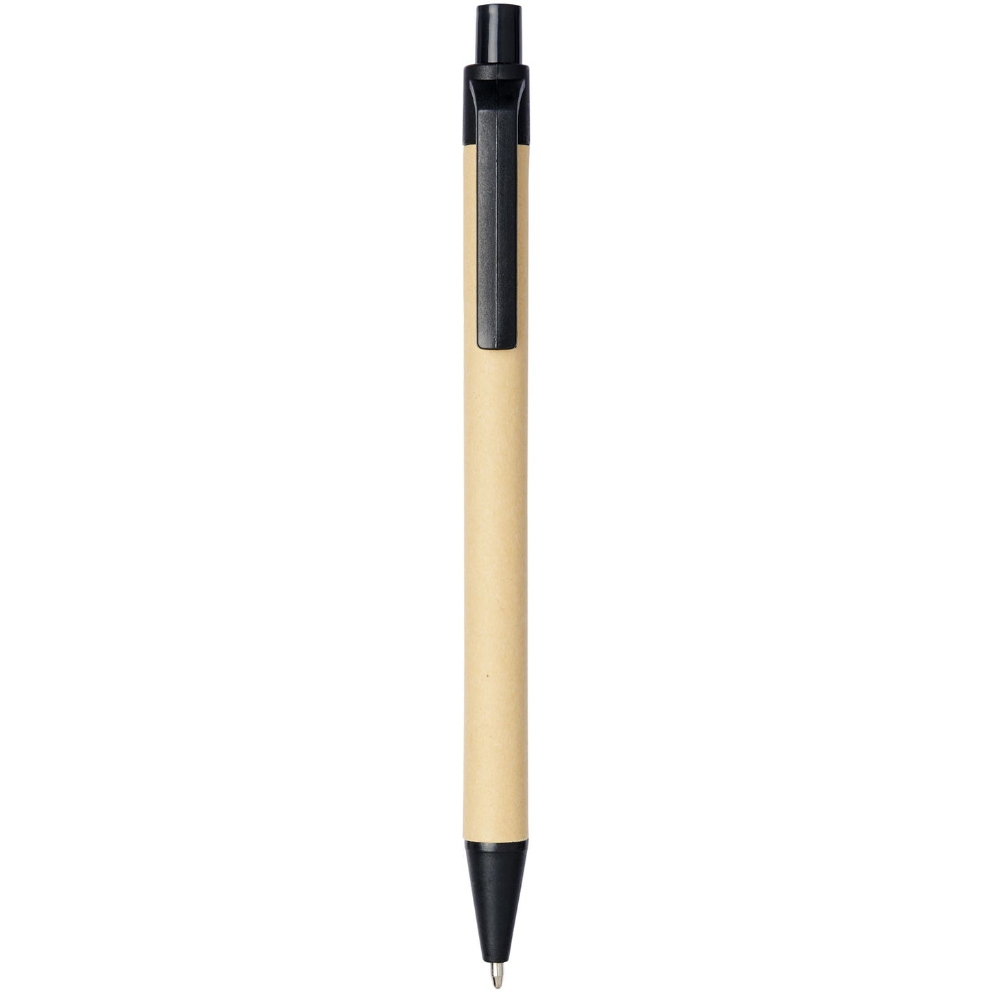 Penna a sfera Berk in cartone riciclato e plastica derivata dal mais (inchiostro nero)