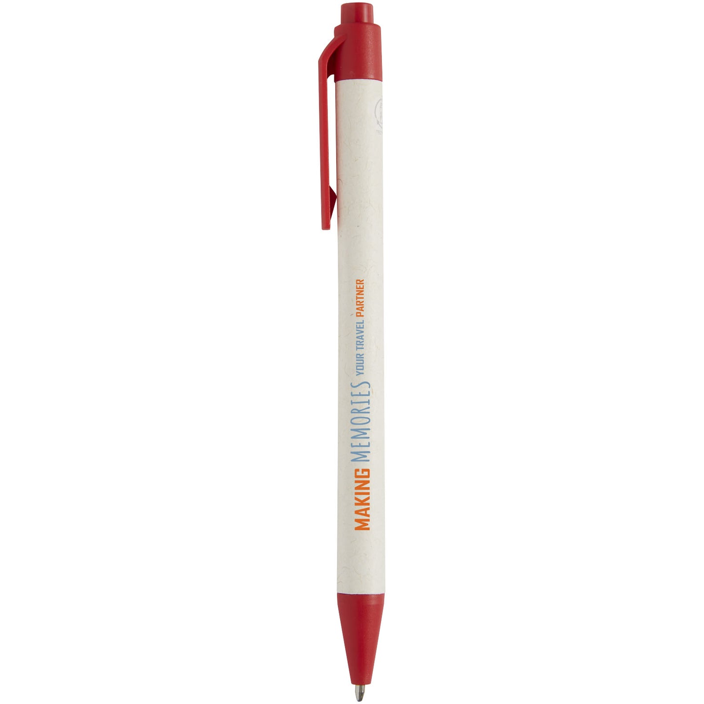 Penna a sfera Dairy Dream realizzata con cartoni del latte riciclati (inchiostro nero)