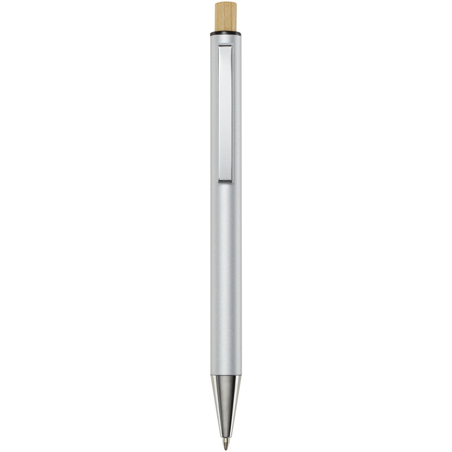 Penna a sfera in alluminio riciclato Cyrus (inchiostro blu)