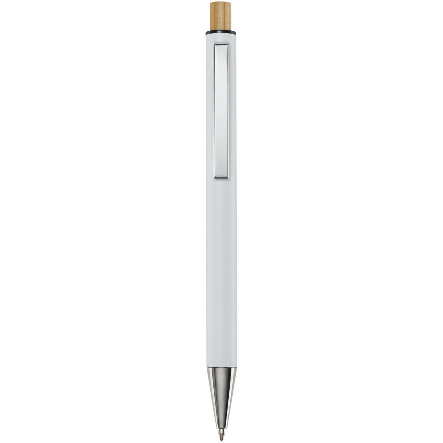 Penna a sfera in alluminio riciclato Cyrus (inchiostro nero)