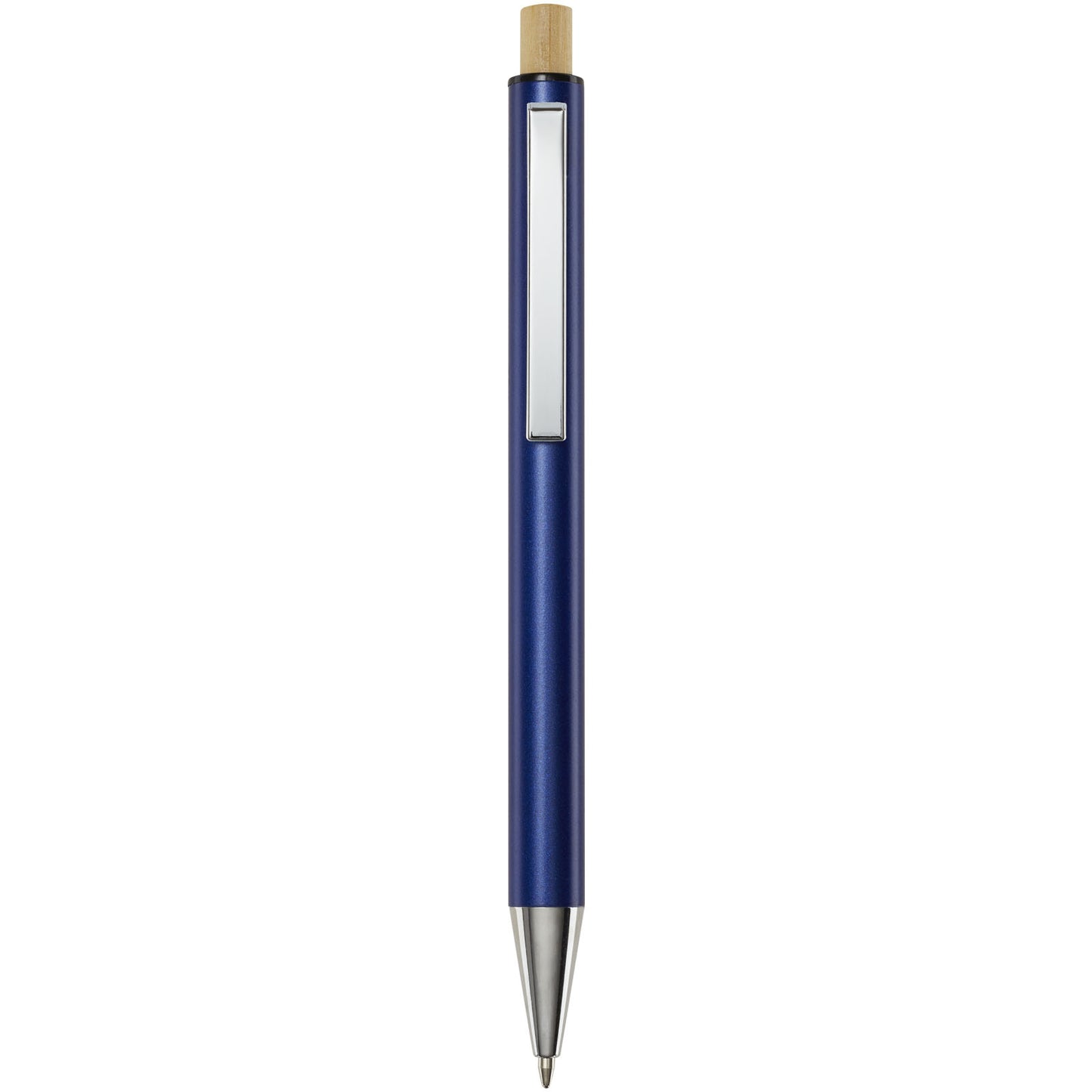 Penna a sfera in alluminio riciclato Cyrus (inchiostro nero)