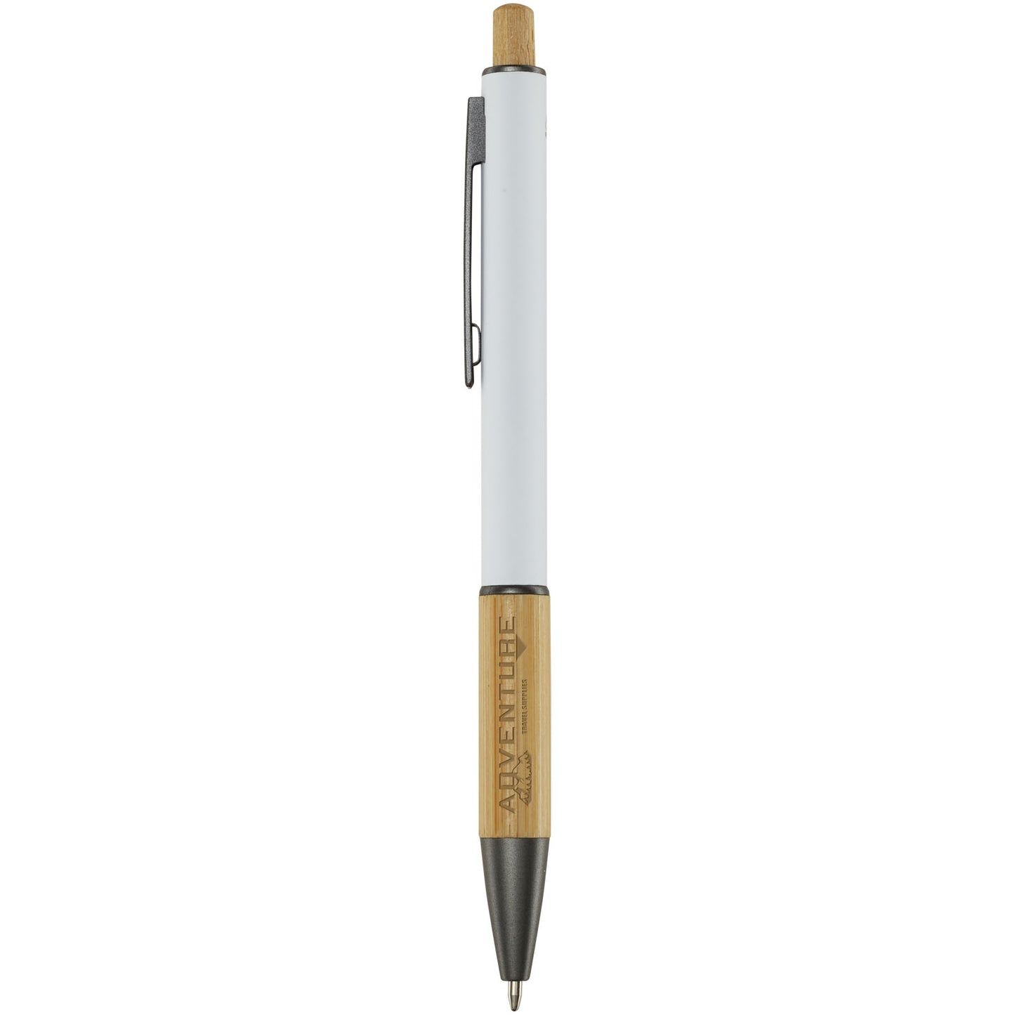 Penna a sfera in alluminio riciclato Darius (inchiostro blu)
