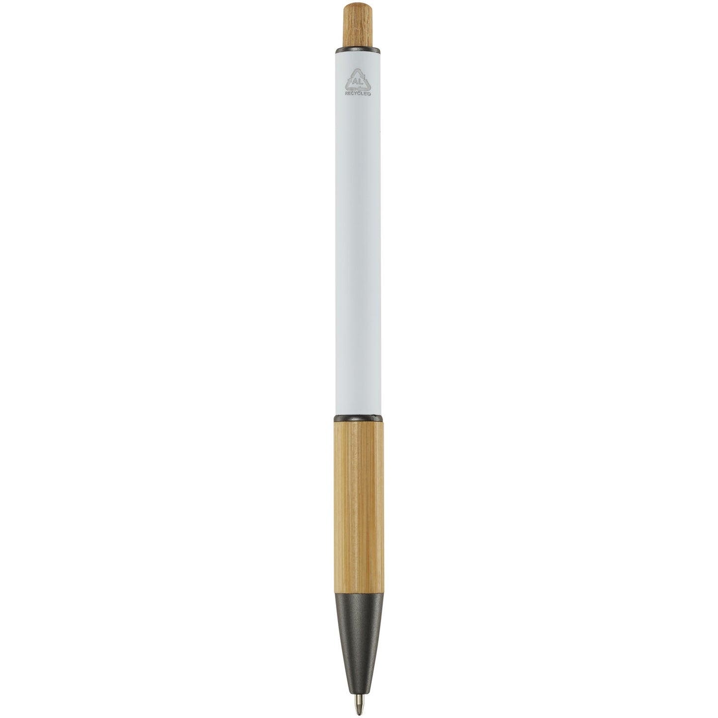 Penna a sfera in alluminio riciclato Darius (inchiostro nero)
