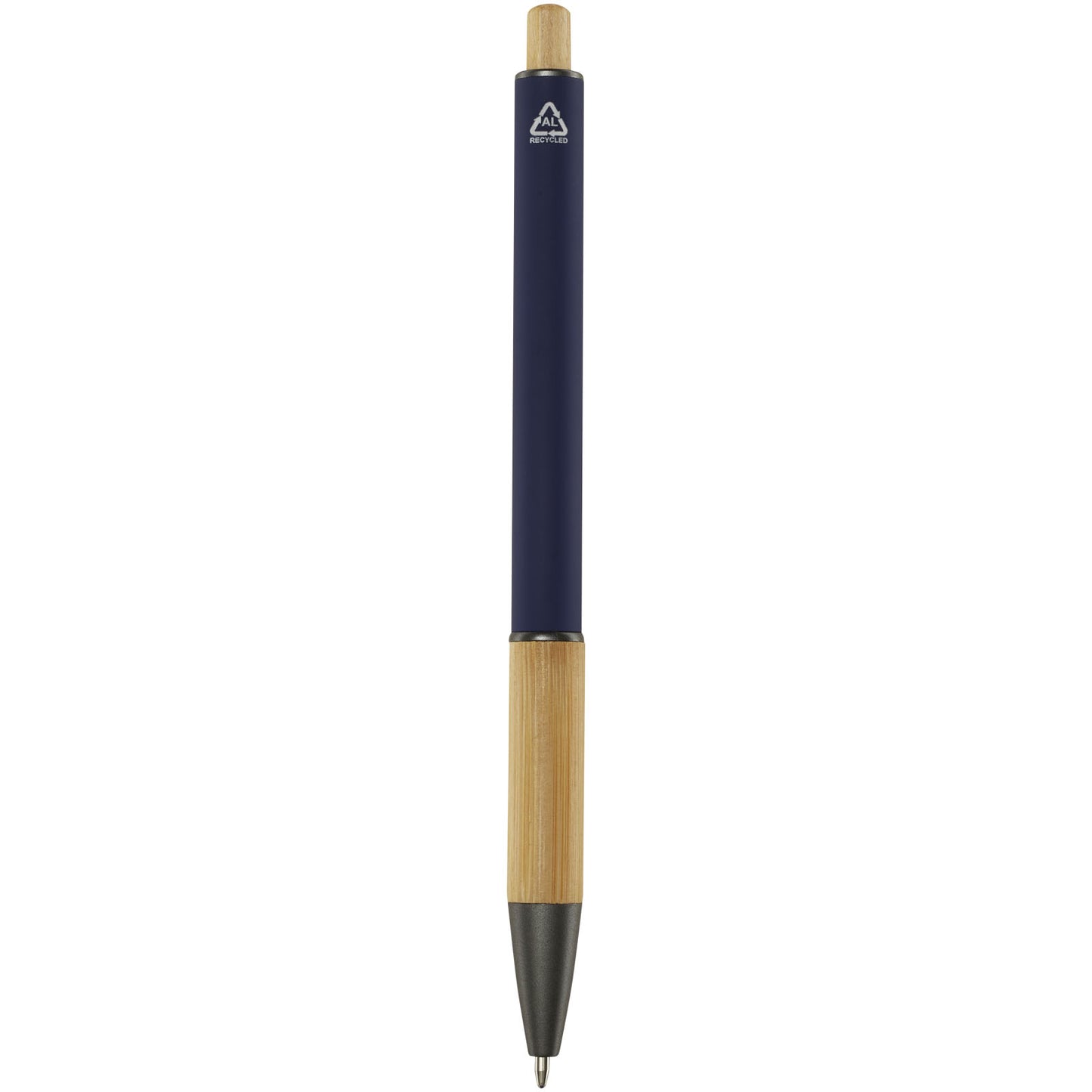 Penna a sfera in alluminio riciclato Darius (inchiostro nero)