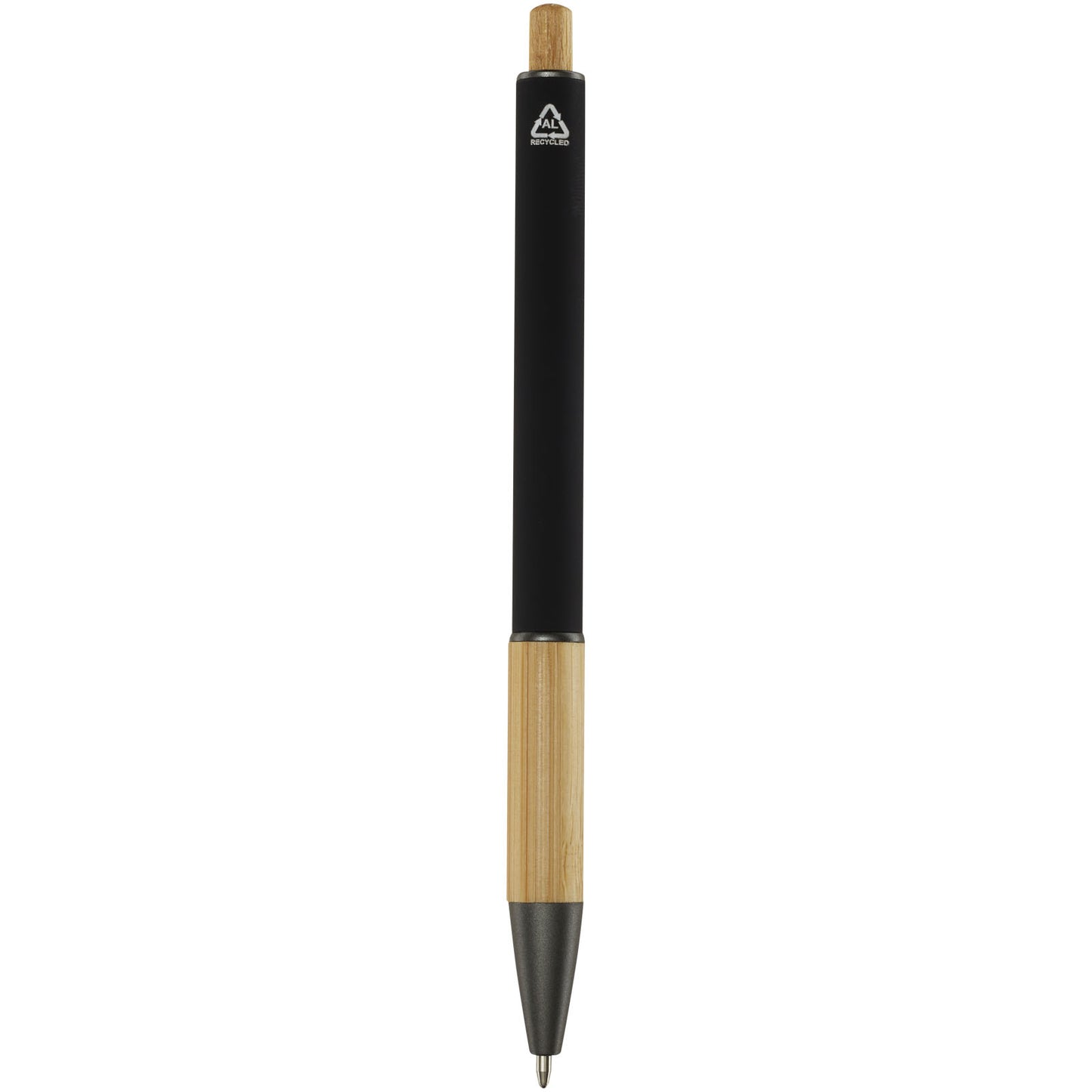 Penna a sfera in alluminio riciclato Darius (inchiostro nero)