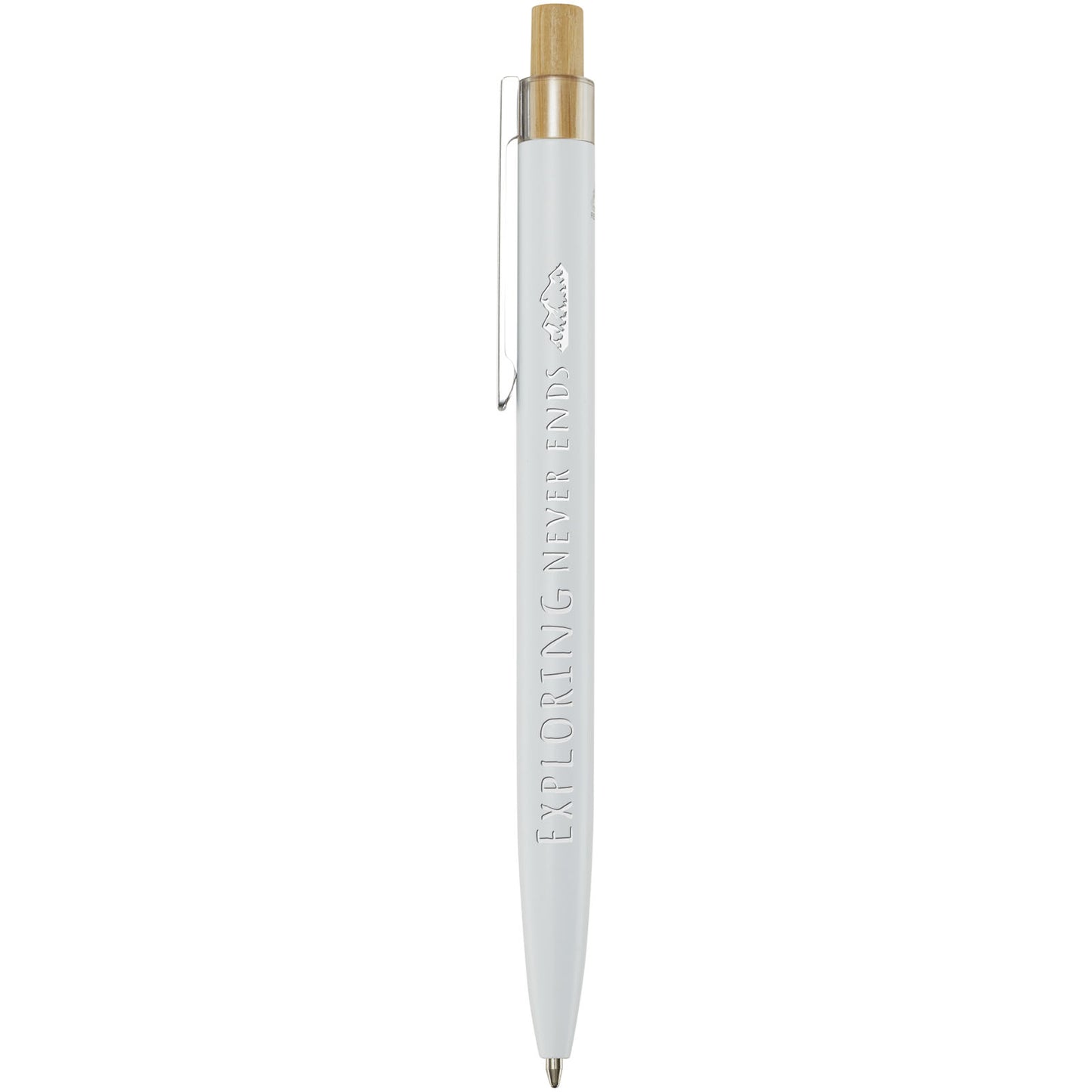 Penna a sfera in alluminio riciclato Nooshin (inchiostro blu)
