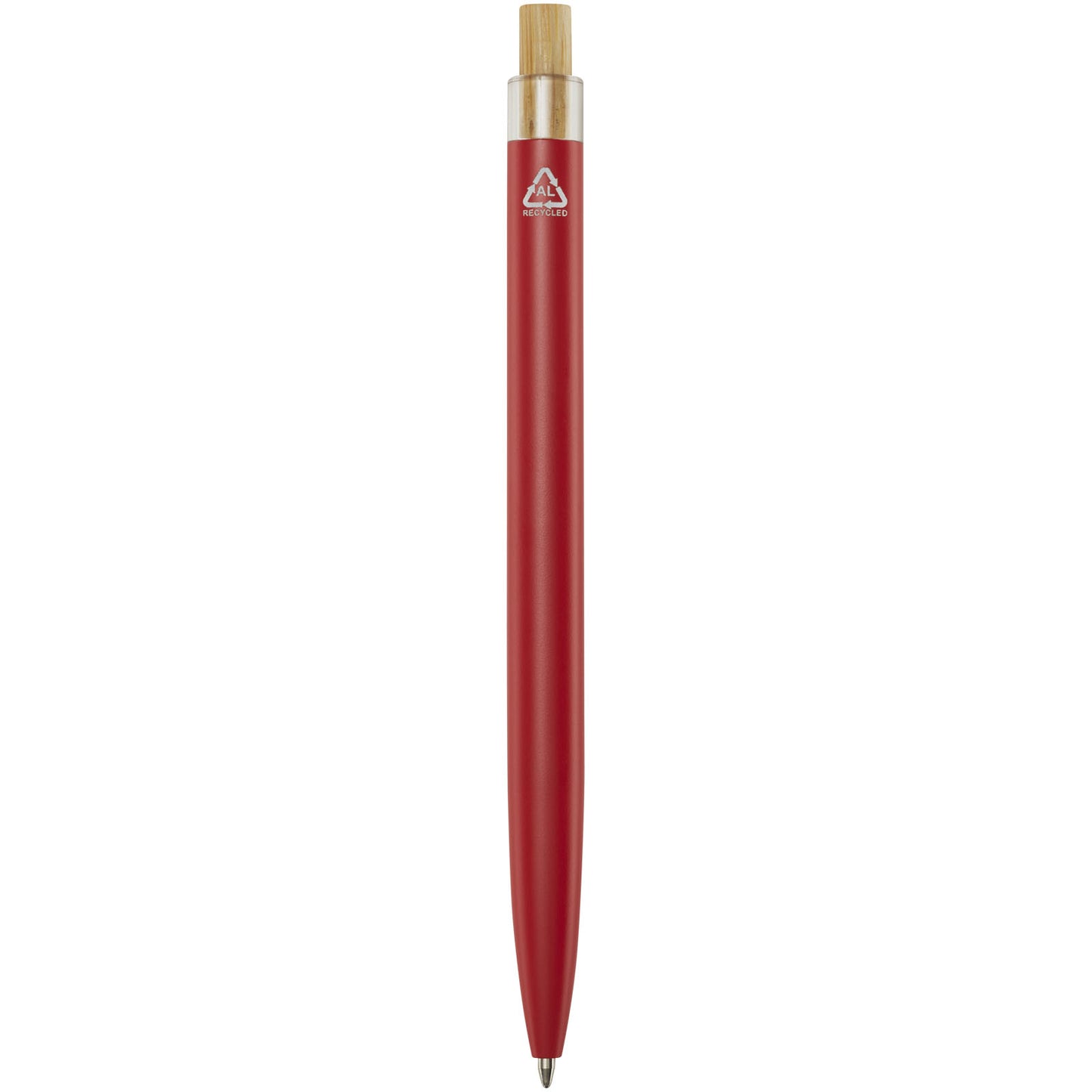 Penna a sfera in alluminio riciclato Nooshin (inchiostro blu)