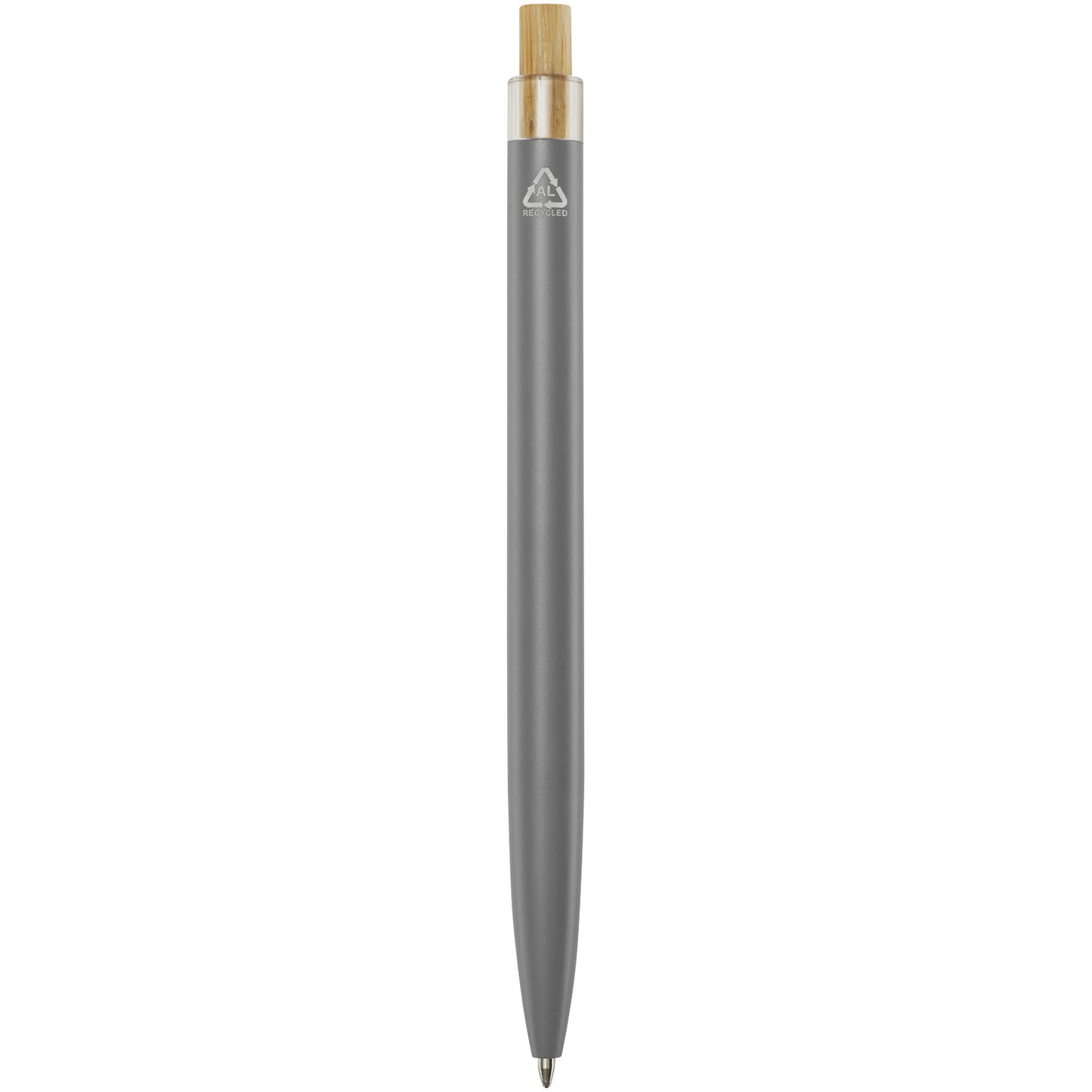 Penna a sfera in alluminio riciclato Nooshin (inchiostro blu)