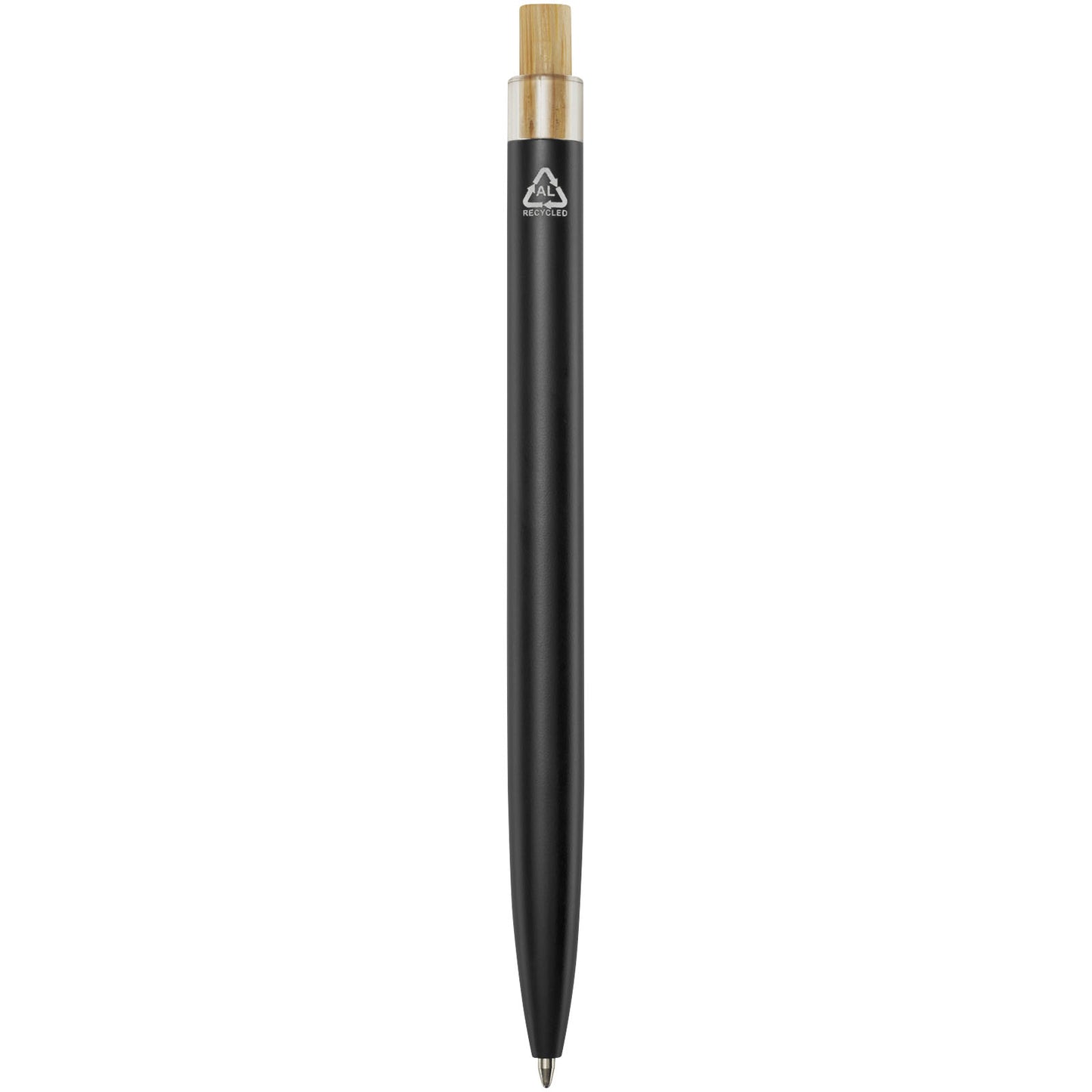 Penna a sfera in alluminio riciclato Nooshin (inchiostro blu)