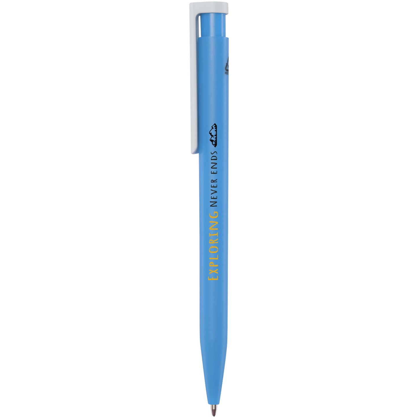 Penna a sfera in plastica riciclata Unix (inchiostro blu)