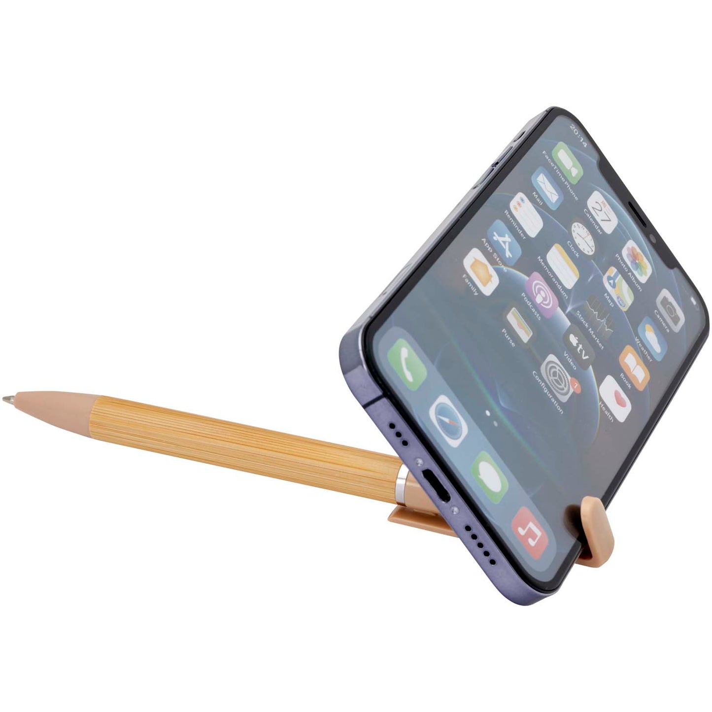 Penna supporto per telefono Delfina (inchiostro nero)