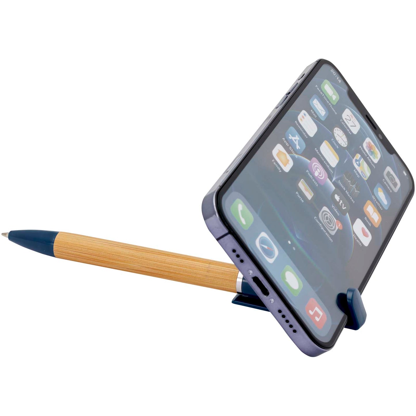 Penna supporto per telefono Delfina (inchiostro nero)