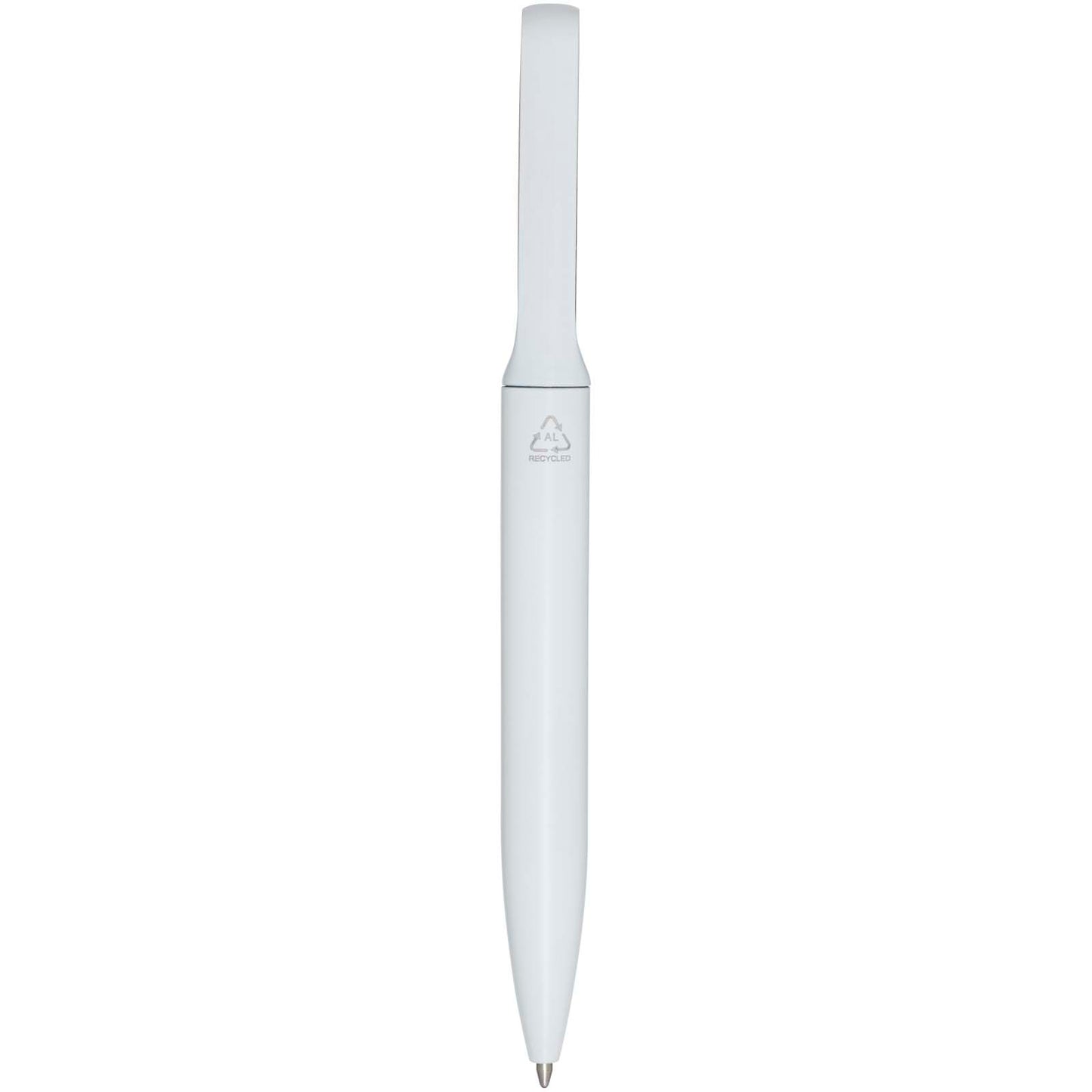 Penna a sfera in alluminio riciclato Blanca (inchiostro nero)