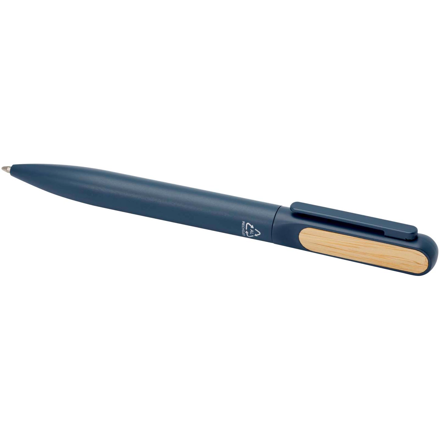 Penna a sfera in alluminio riciclato Blanca (inchiostro nero)