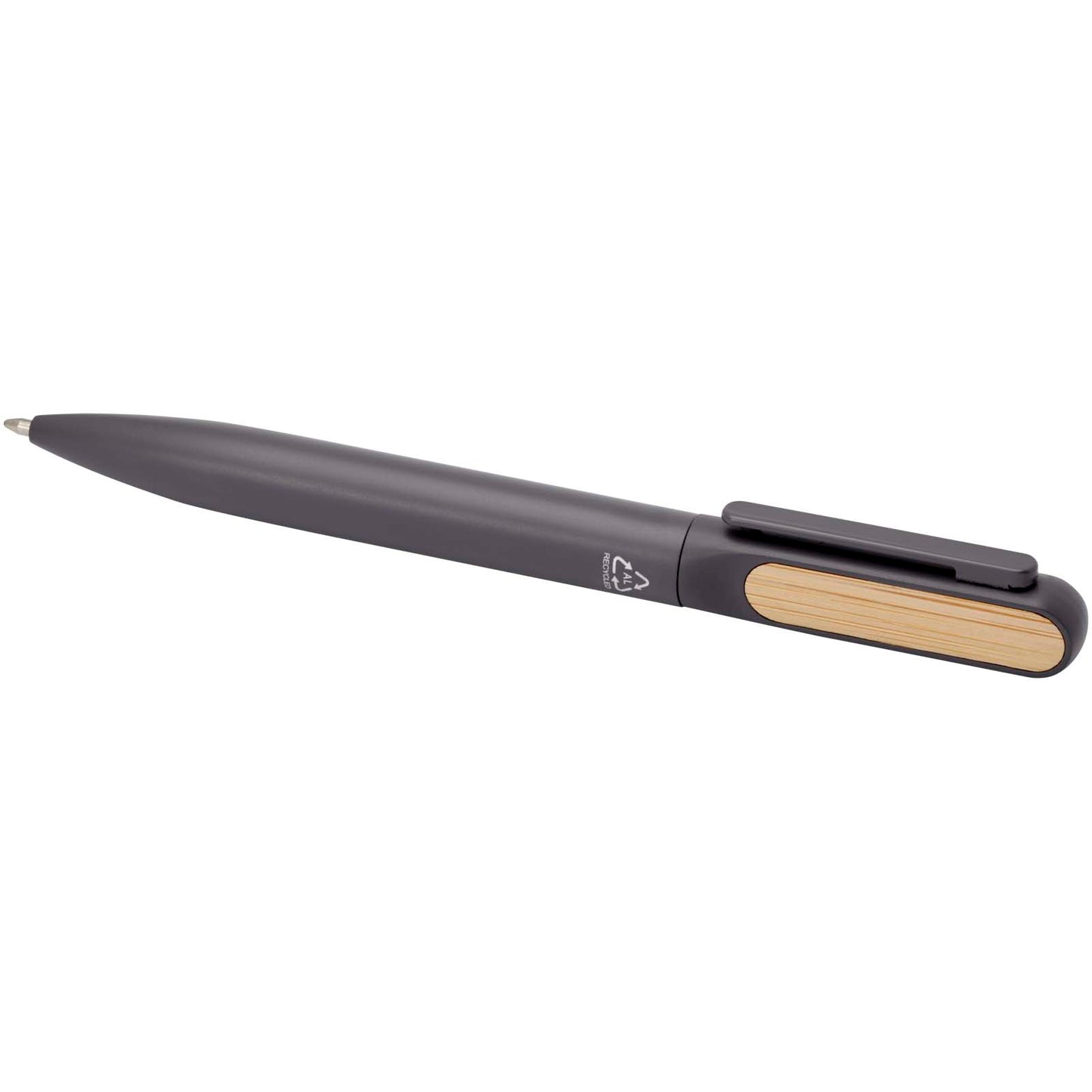 Penna a sfera in alluminio riciclato Blanca (inchiostro nero)