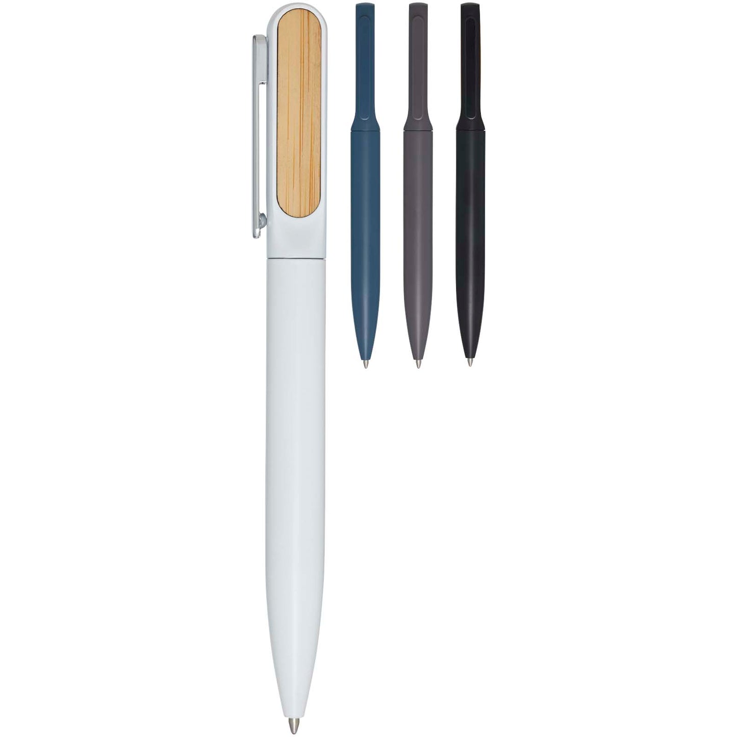 Penna a sfera in alluminio riciclato Blanca (inchiostro nero)