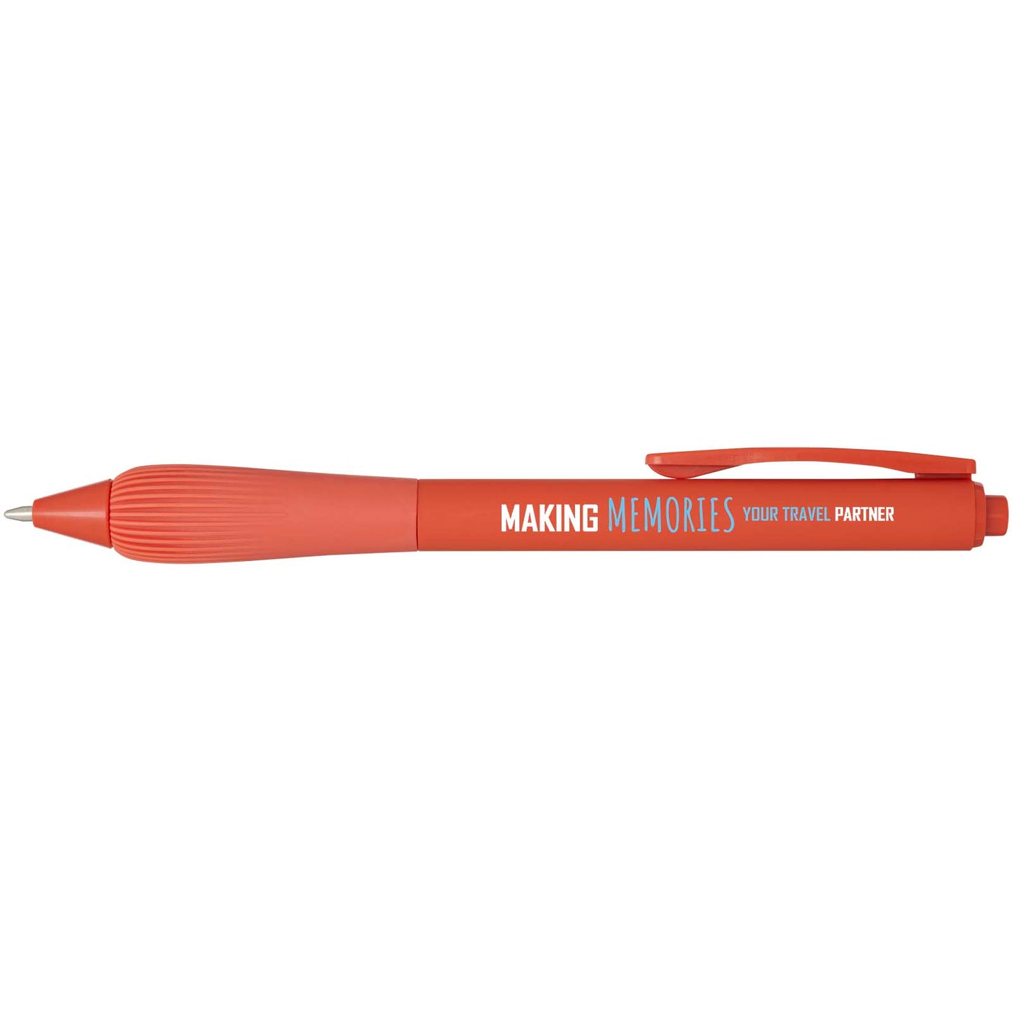 Penna a sfera in ABS riciclato Lorena (inchiostro blu)