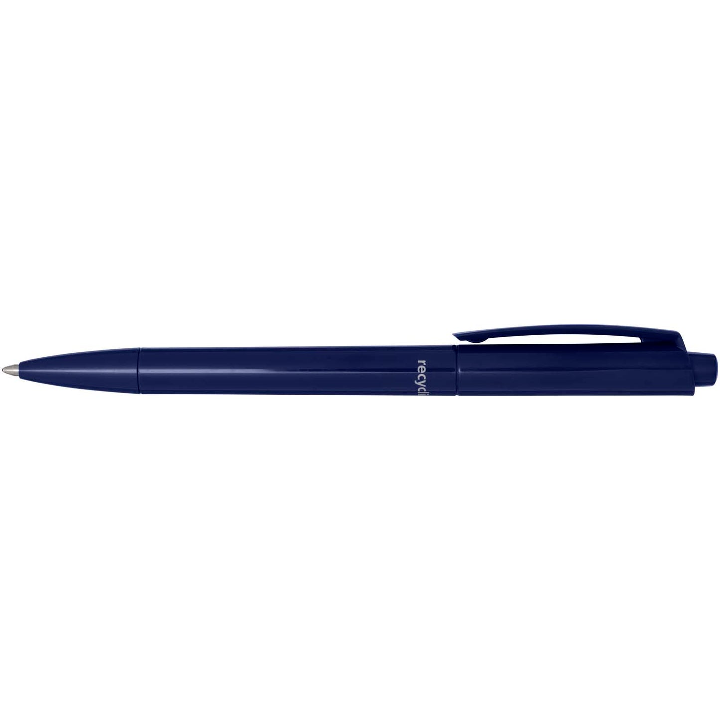 Penna a sfera in plastica riciclata Martha (inchiostro nero)