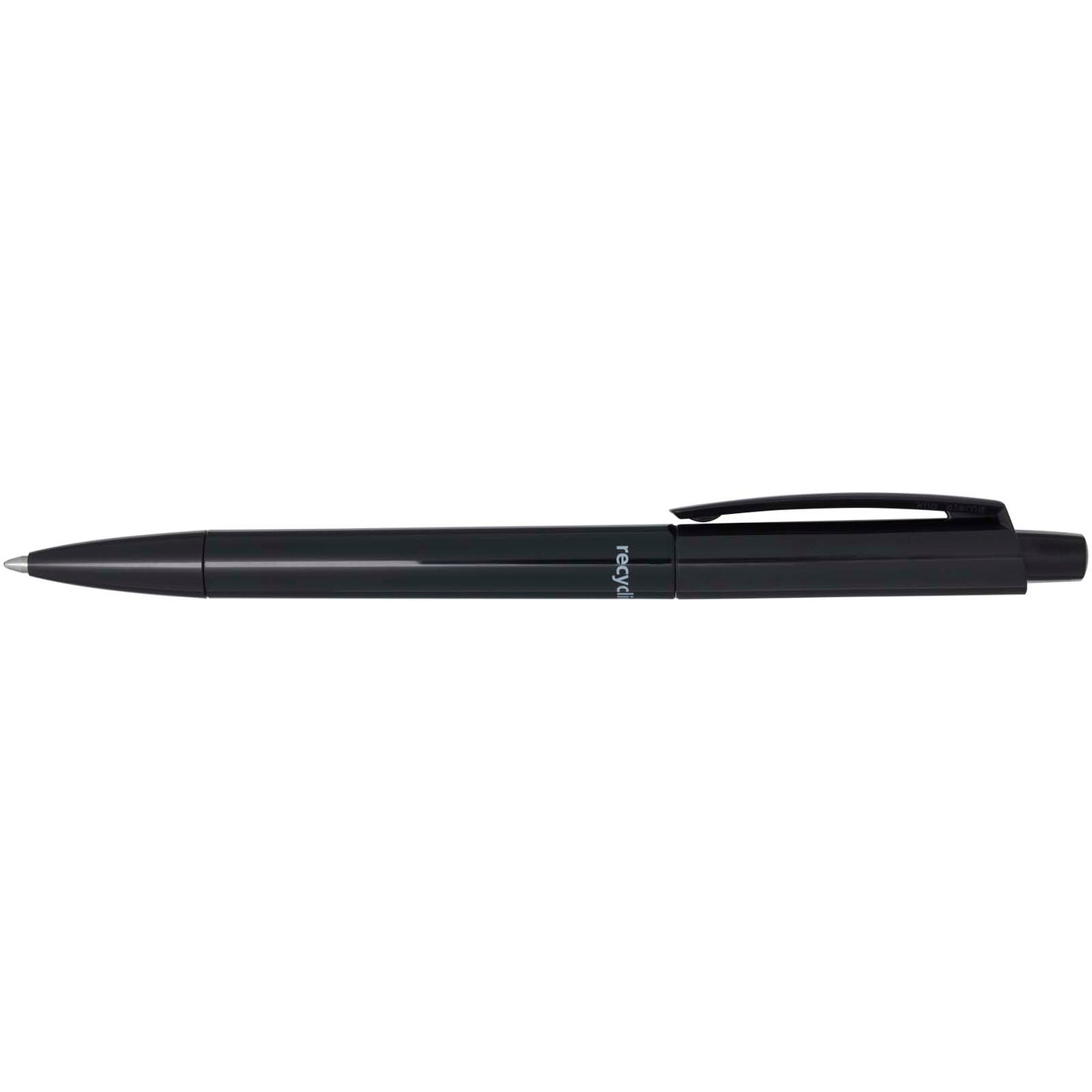 Penna a sfera in plastica riciclata Martha (inchiostro nero)