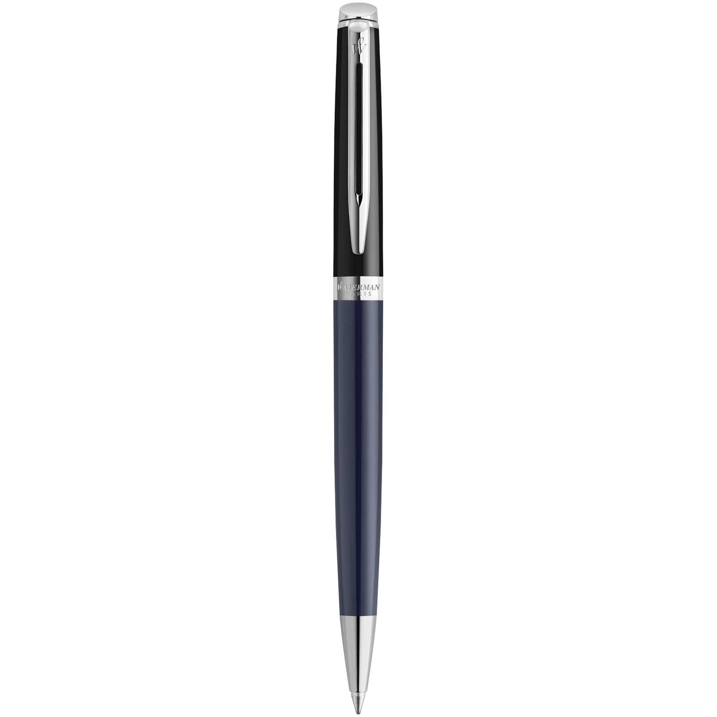 Penna a sfera colorata con finiture in palladio Hemisphere (inchiostro blu)