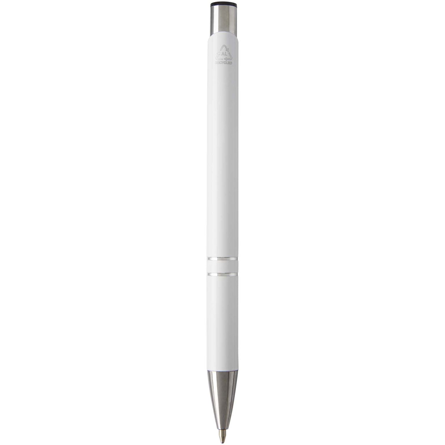 Penna a sfera in alluminio riciclato Moneta (inchiostro blu)