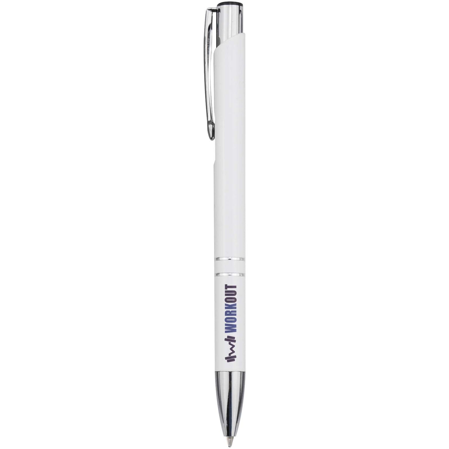 Penna a sfera in alluminio riciclato Moneta (inchiostro blu)