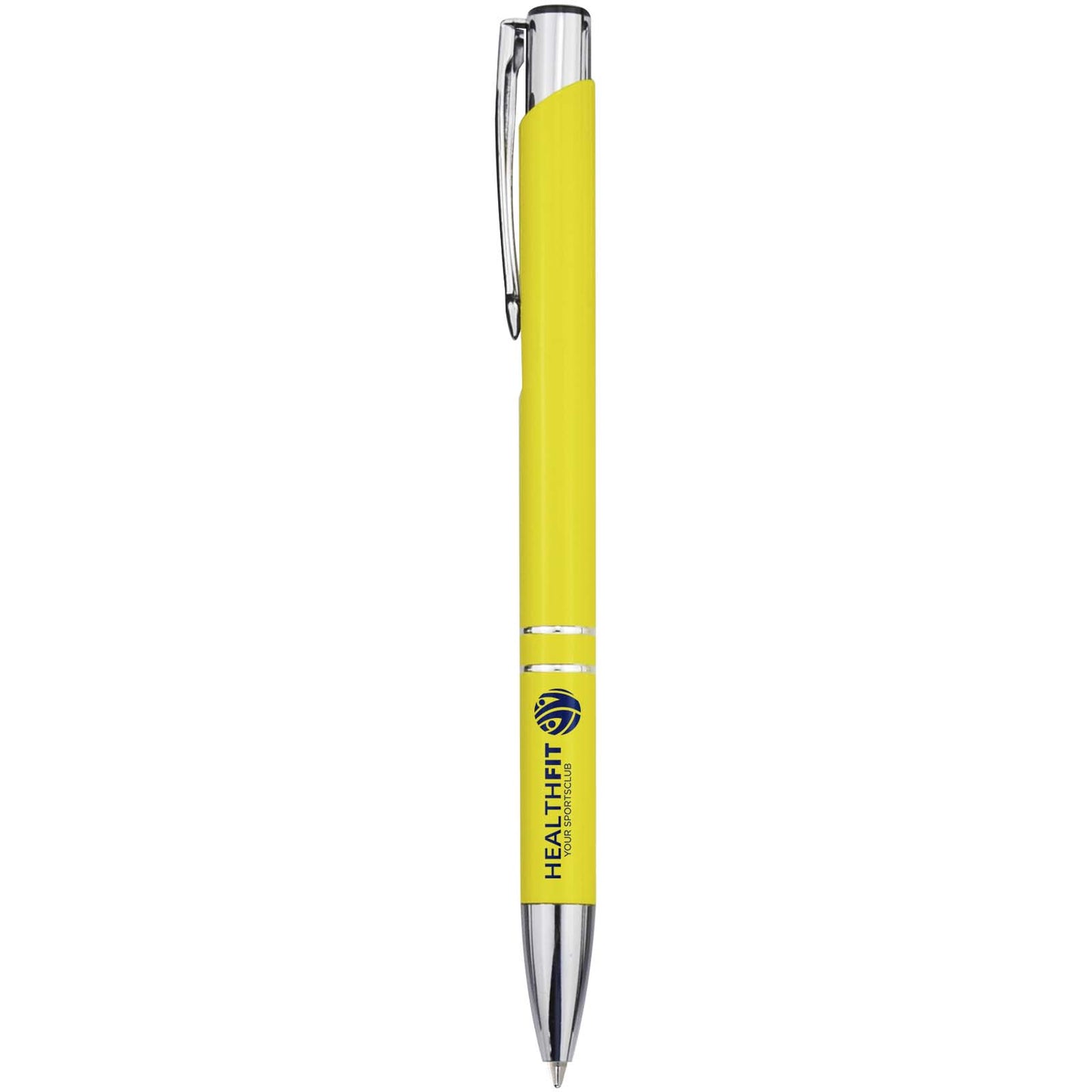 Penna a sfera in alluminio riciclato Moneta (inchiostro blu)