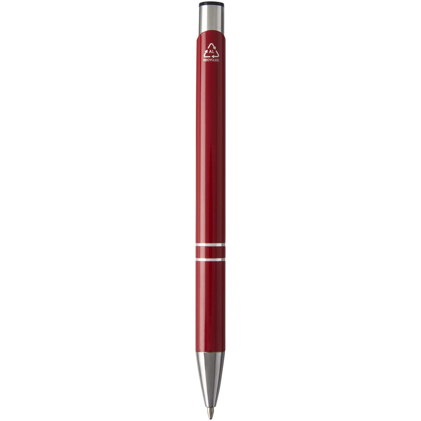 Penna a sfera in alluminio riciclato Moneta (inchiostro blu)