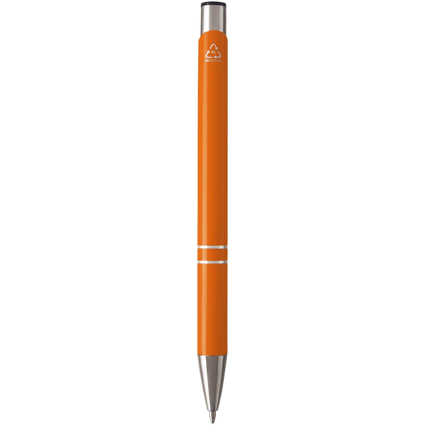 Penna a sfera in alluminio riciclato Moneta (inchiostro blu)