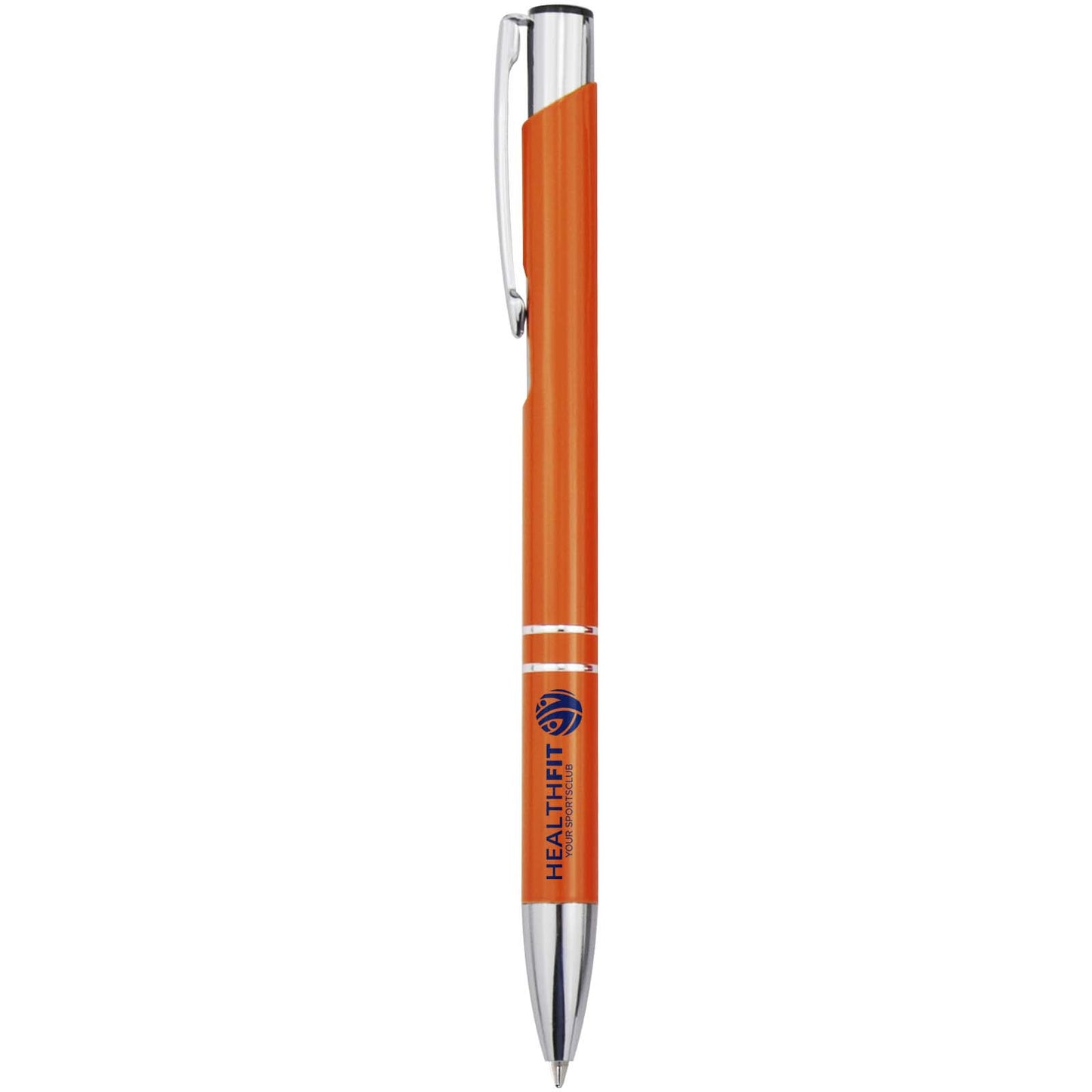Penna a sfera in alluminio riciclato Moneta (inchiostro blu)
