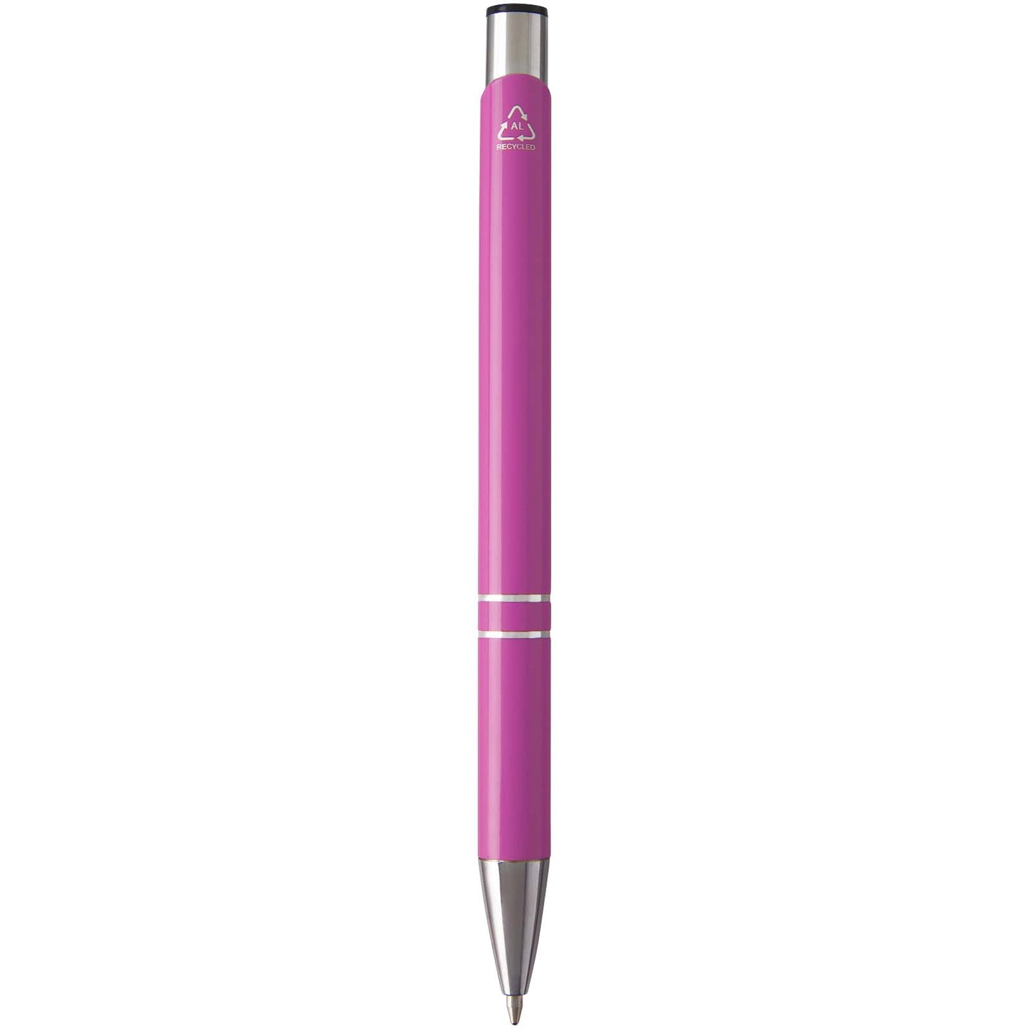 Penna a sfera in alluminio riciclato Moneta (inchiostro blu)