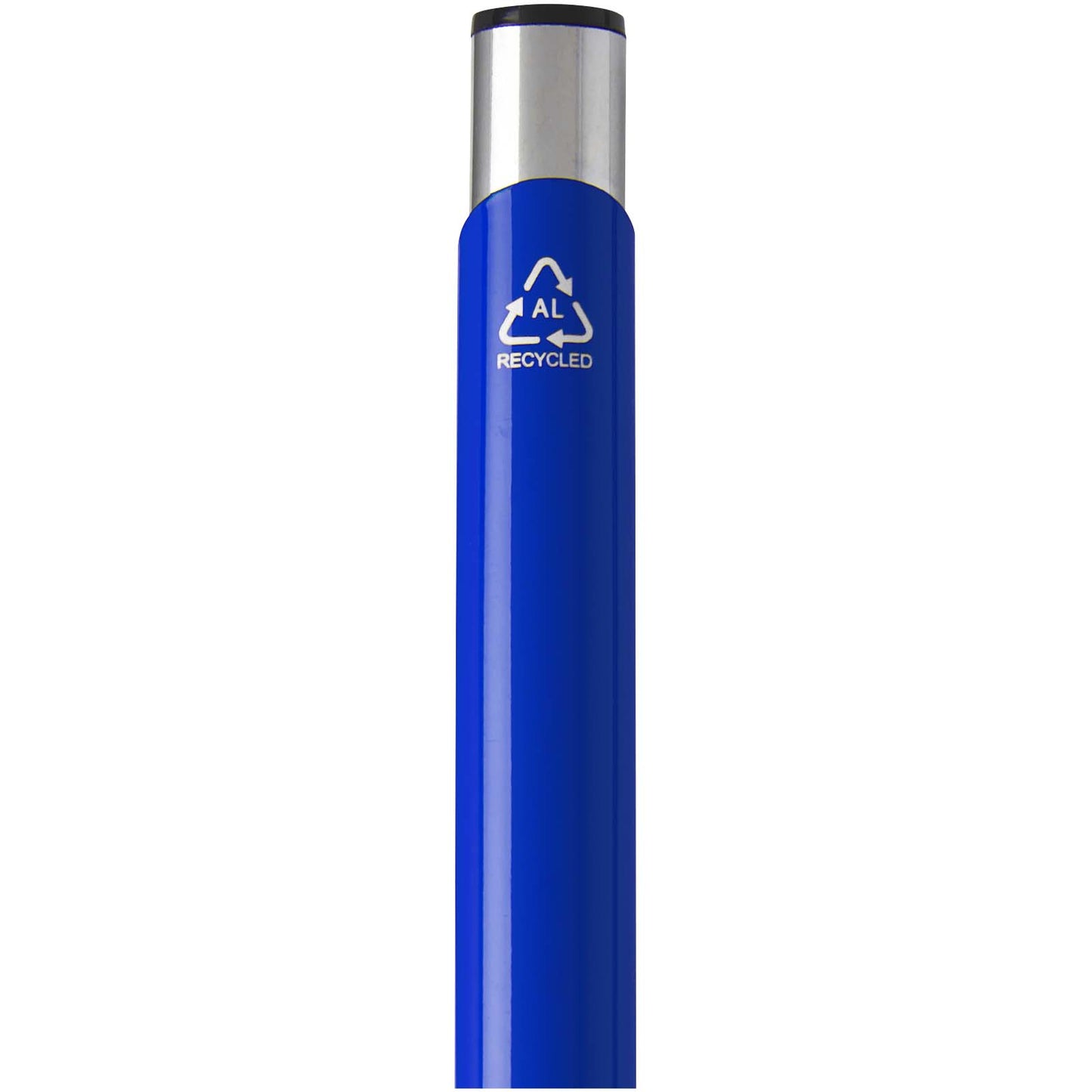 Penna a sfera in alluminio riciclato Moneta (inchiostro blu)