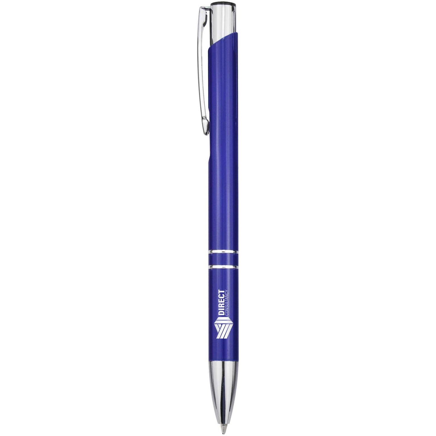 Penna a sfera in alluminio riciclato Moneta (inchiostro blu)